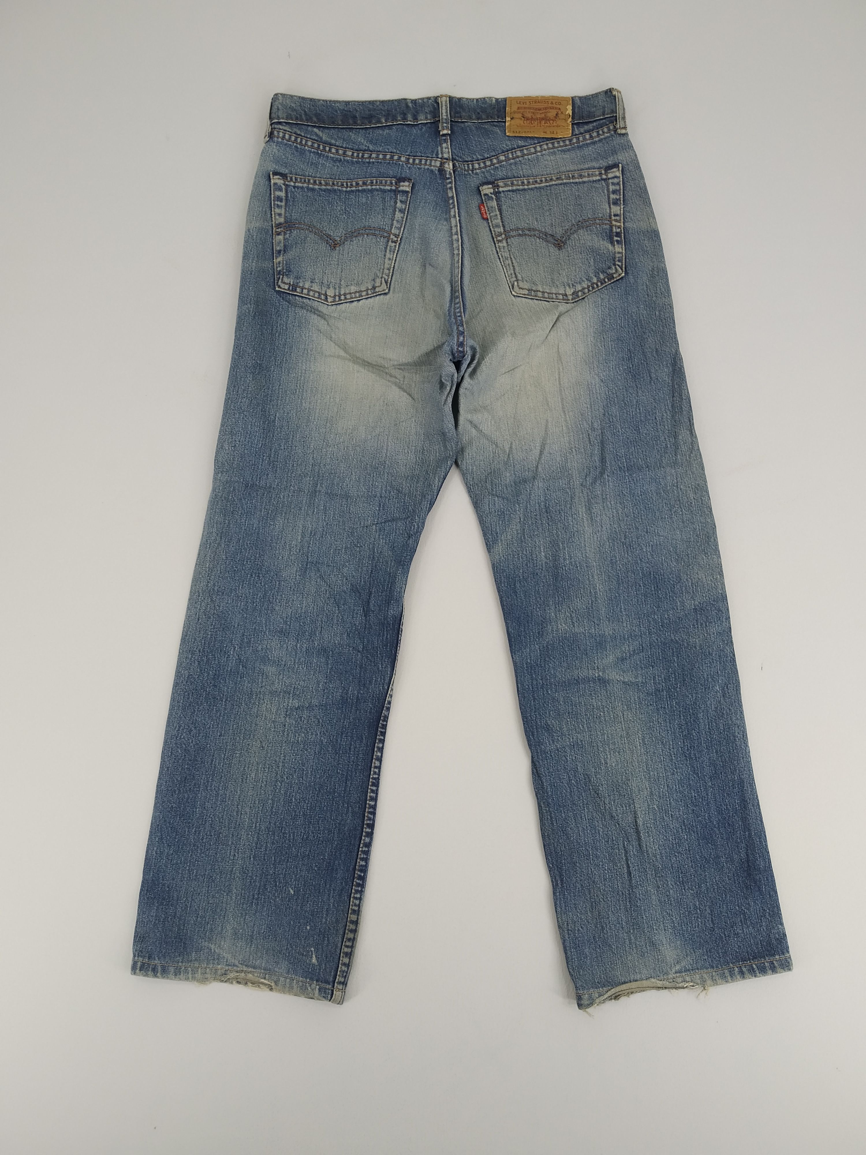 Levi's Size 34 Levi's 512 Distressed Ripped Denim Jeans Size US 34 / EU 50 - 7 Thumbnail