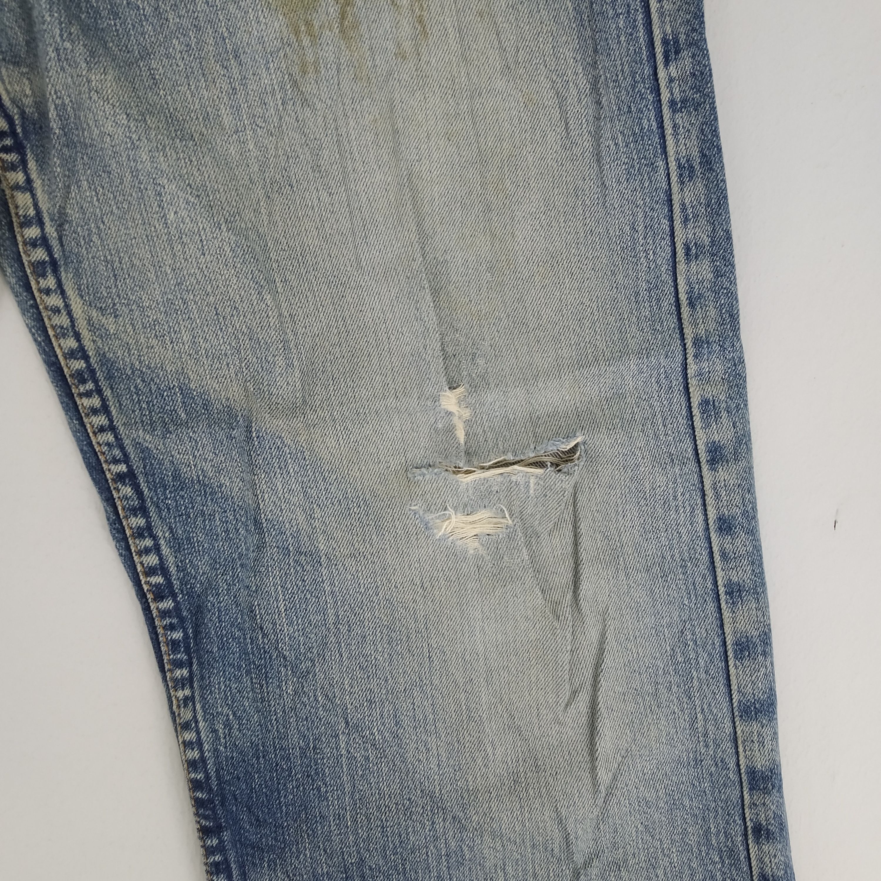 Levi's Size 34 Levi's 512 Distressed Ripped Denim Jeans Size US 34 / EU 50 - 4 Thumbnail