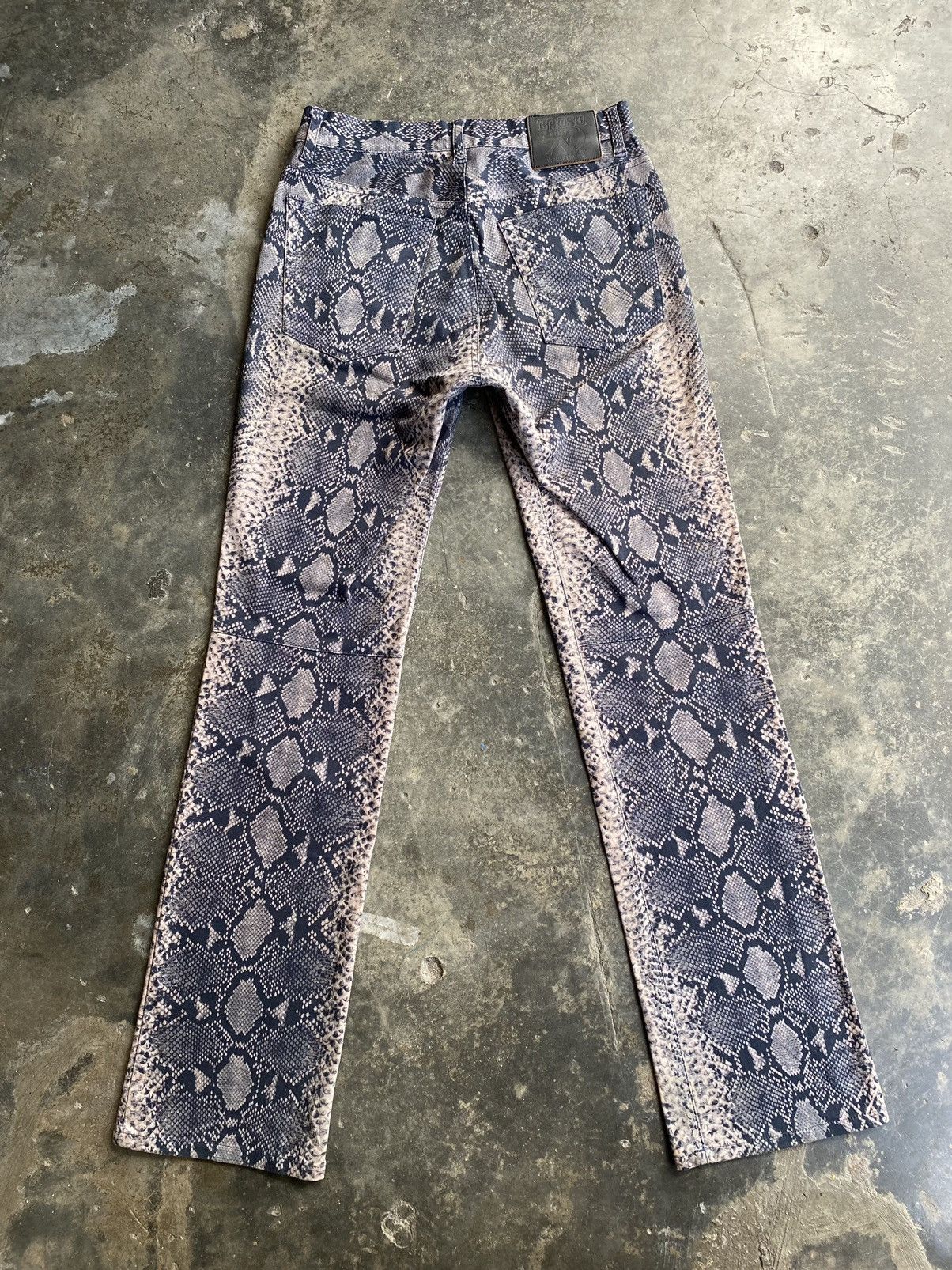 Japanese Brand × Vintage Batsu Phyton Fullprint Pants Size US 28 / EU 44 - 2 Thumbnail