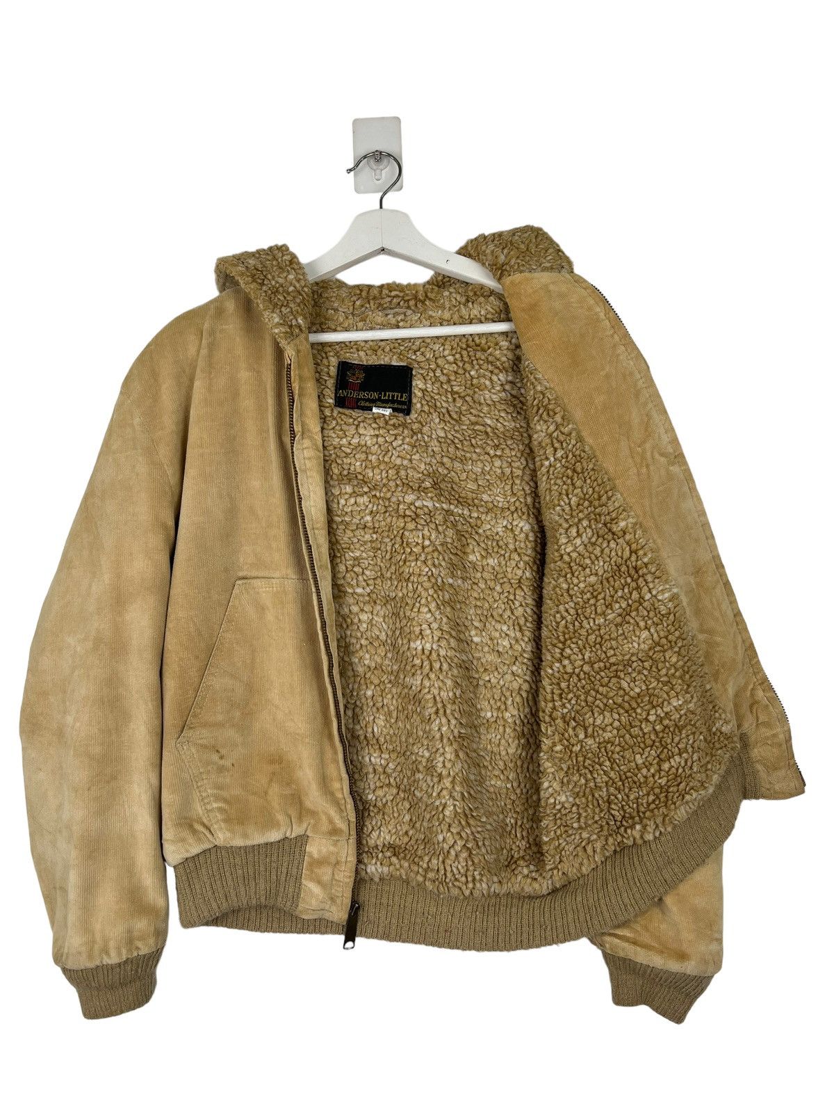Vintage 🔥 VINTAGE 60s ANDERSON LITTLE CORDUROY SHERLING JACKET Size US M / EU 48-50 / 2 - 4 Thumbnail