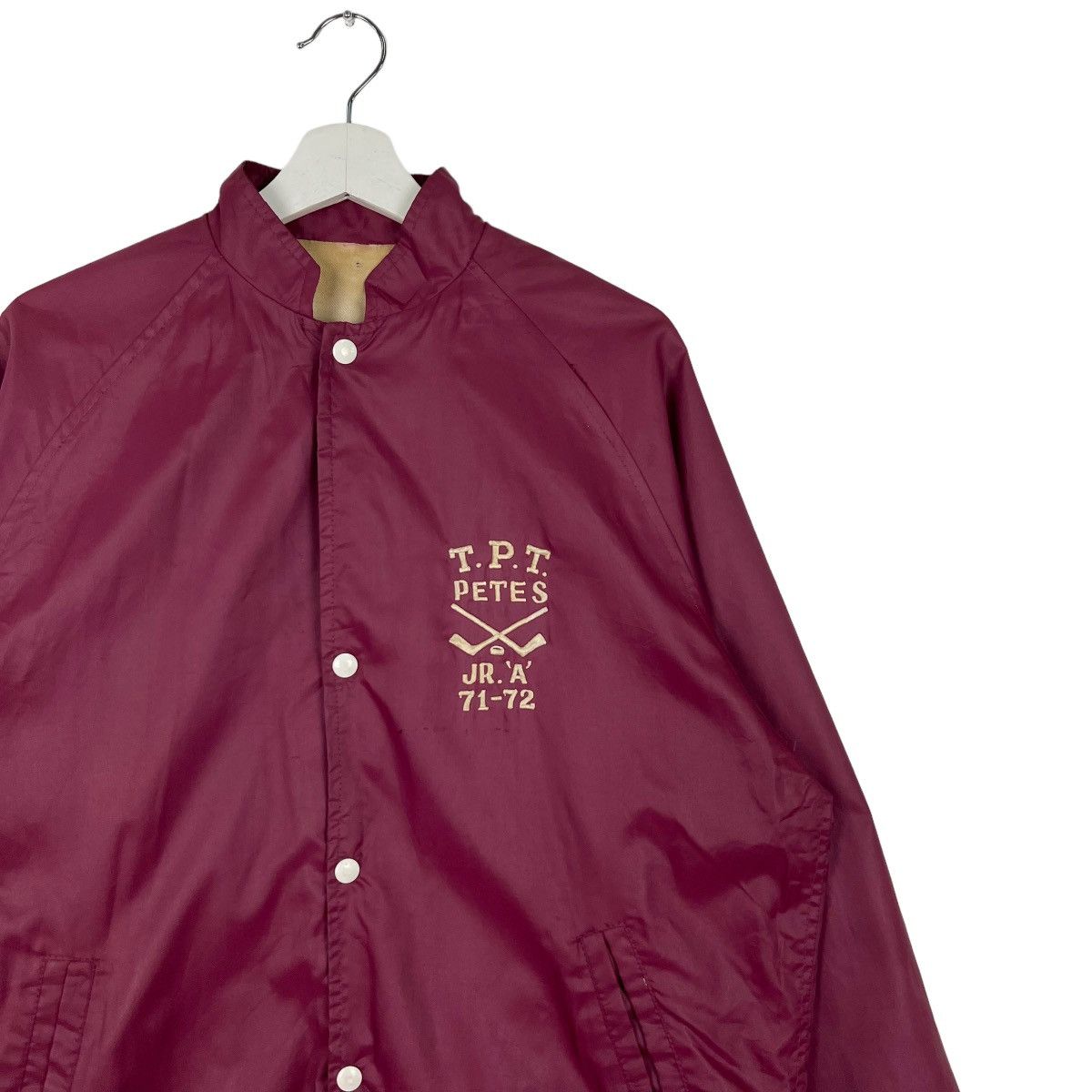 Champion × Vintage VINTAGE 71/72 TPT PETES UNITED CARR SNAP BUTTON COACH JACKET Size US M / EU 48-50 / 2 - 3 Thumbnail