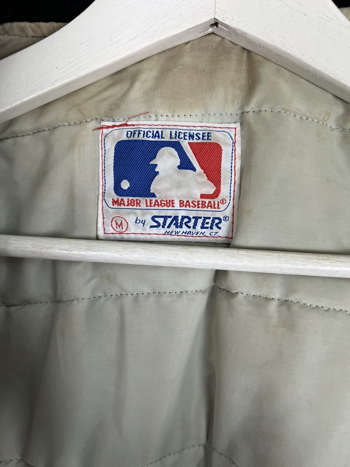 MLB 🔥 VINTAGE WHITE SOX STARTER MLB SATIN BOMBER JACKET Size US M / EU 48-50 / 2 - 11 Thumbnail