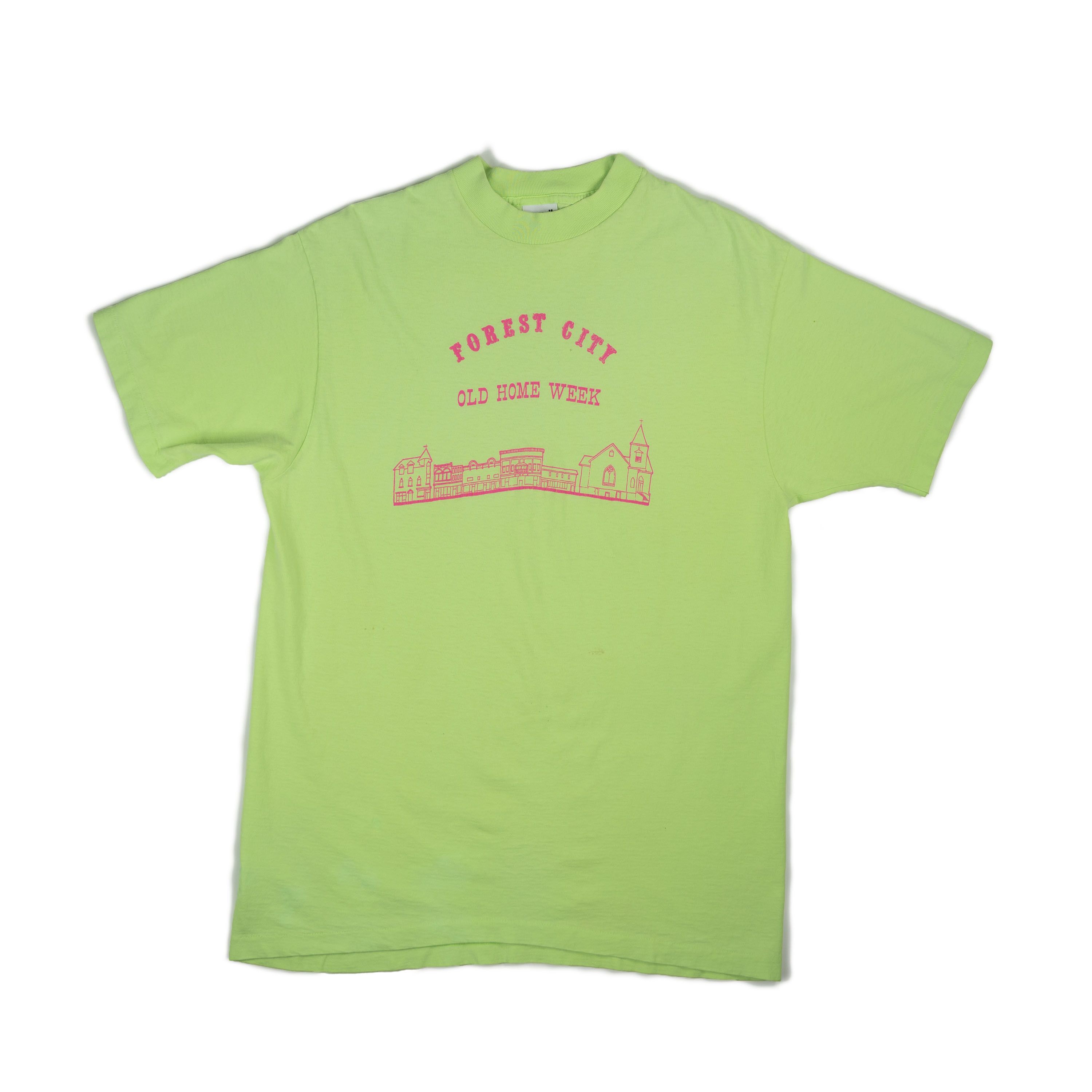 Vintage Vintage 1990's Forest City Old Home Week Tee Shirt Size US XL / EU 56 / 4 - 1 Thumbnail