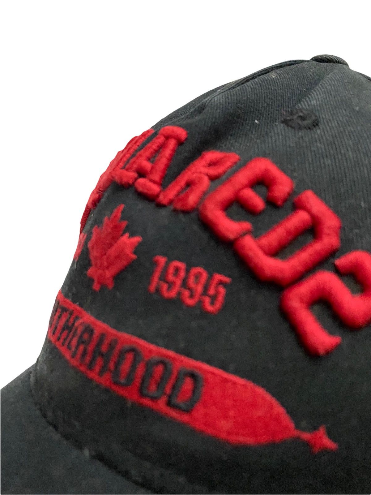 Dsquared2 Dsquared2 🍁 Dean-Dan Caten Distressed Cap Made in Italy Size ONE SIZE - 4 Thumbnail