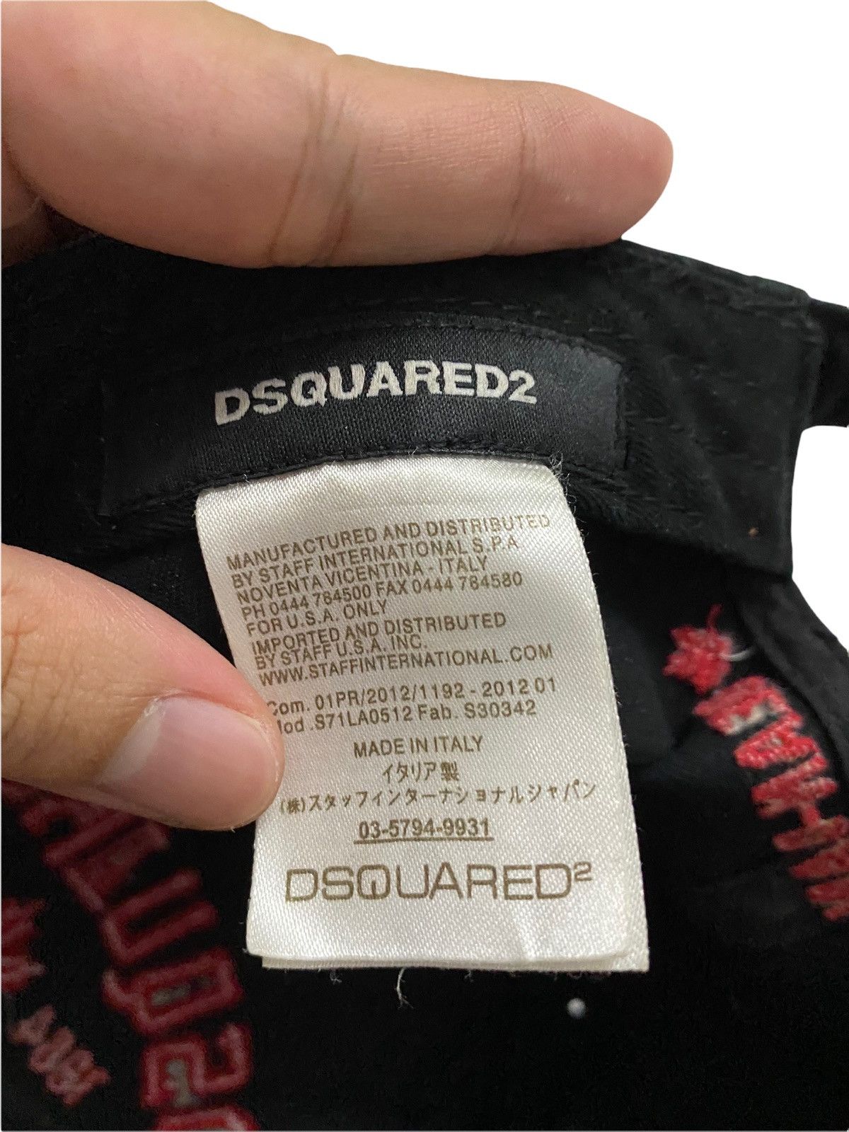 Dsquared2 Dsquared2 🍁 Dean-Dan Caten Distressed Cap Made in Italy Size ONE SIZE - 7 Thumbnail
