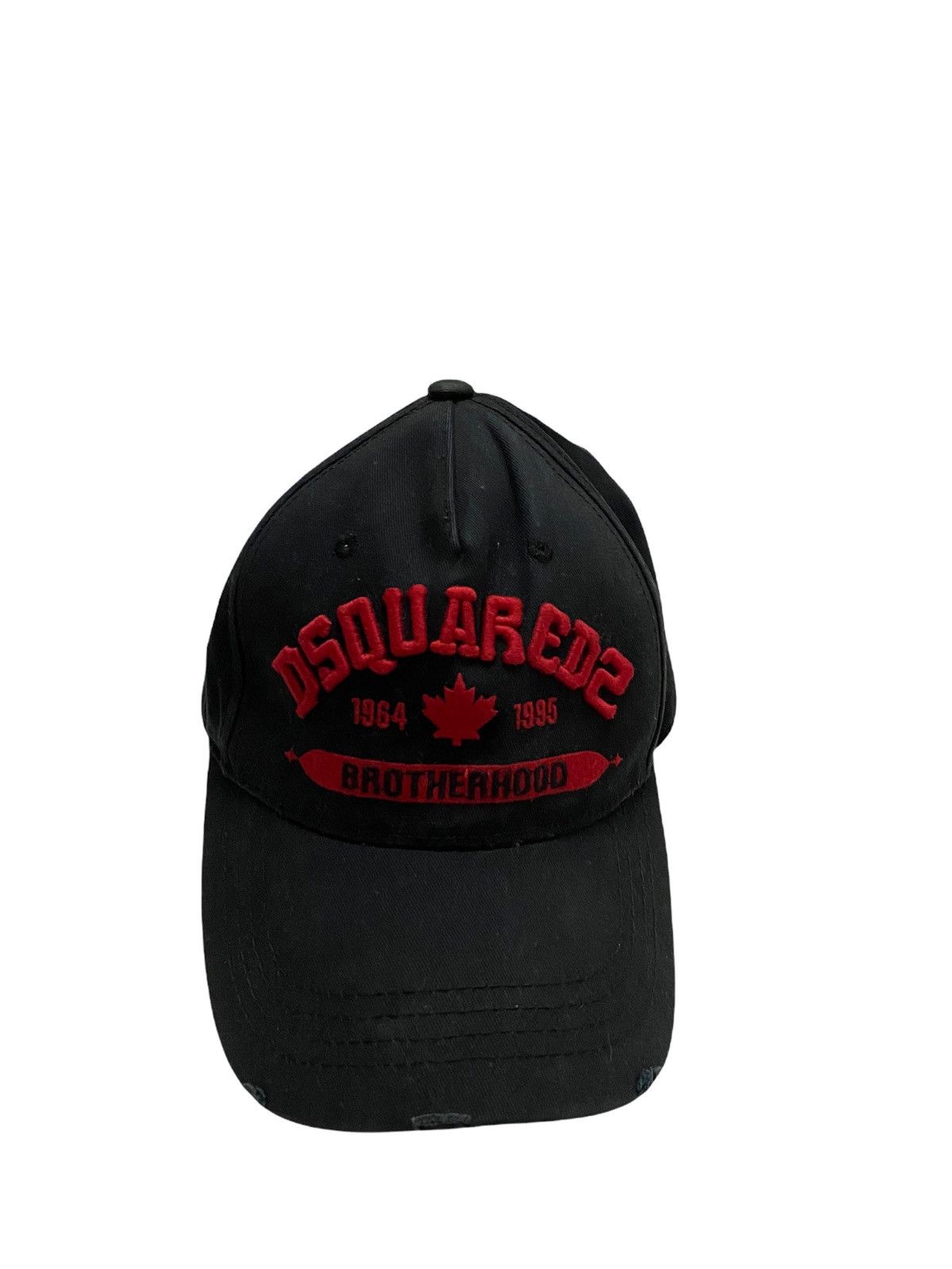Dsquared2 Dsquared2 🍁 Dean-Dan Caten Distressed Cap Made in Italy Size ONE SIZE - 3 Thumbnail