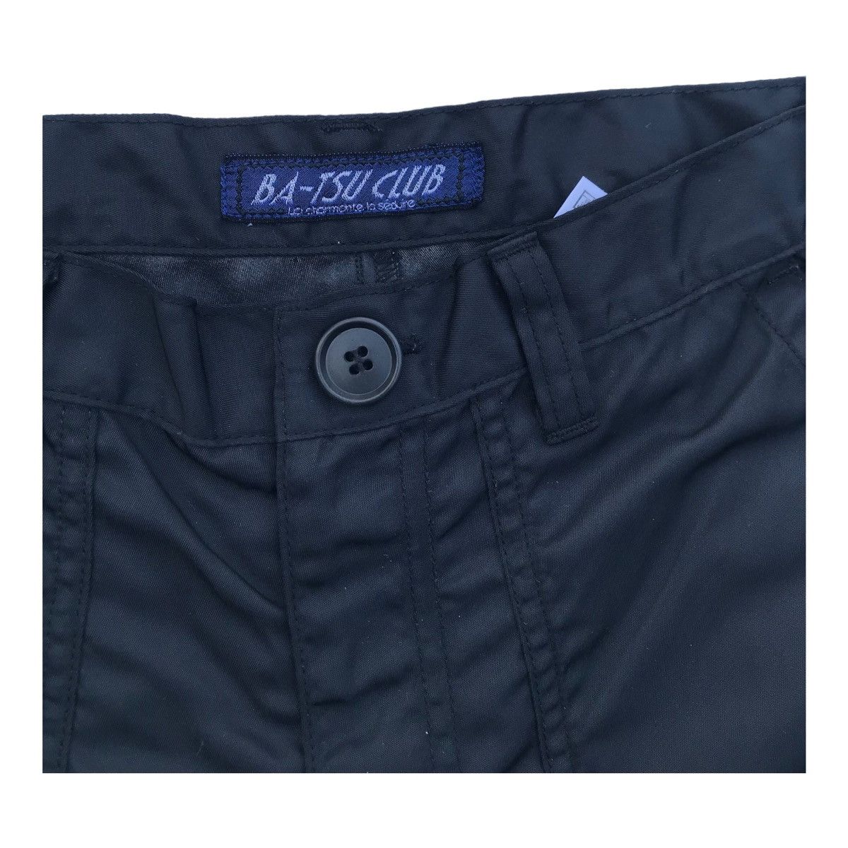 Japanese Brand Ba-Tsu Black Nylon Bondage Pants Size US 29 - 7 Thumbnail