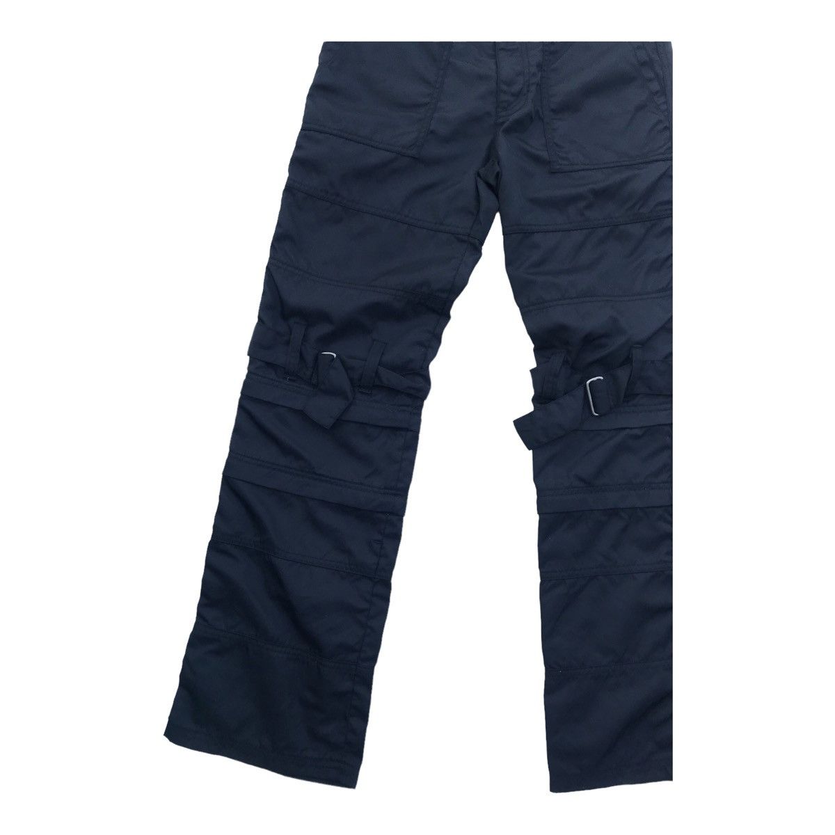 Japanese Brand Ba-Tsu Black Nylon Bondage Pants Size US 29 - 4 Thumbnail