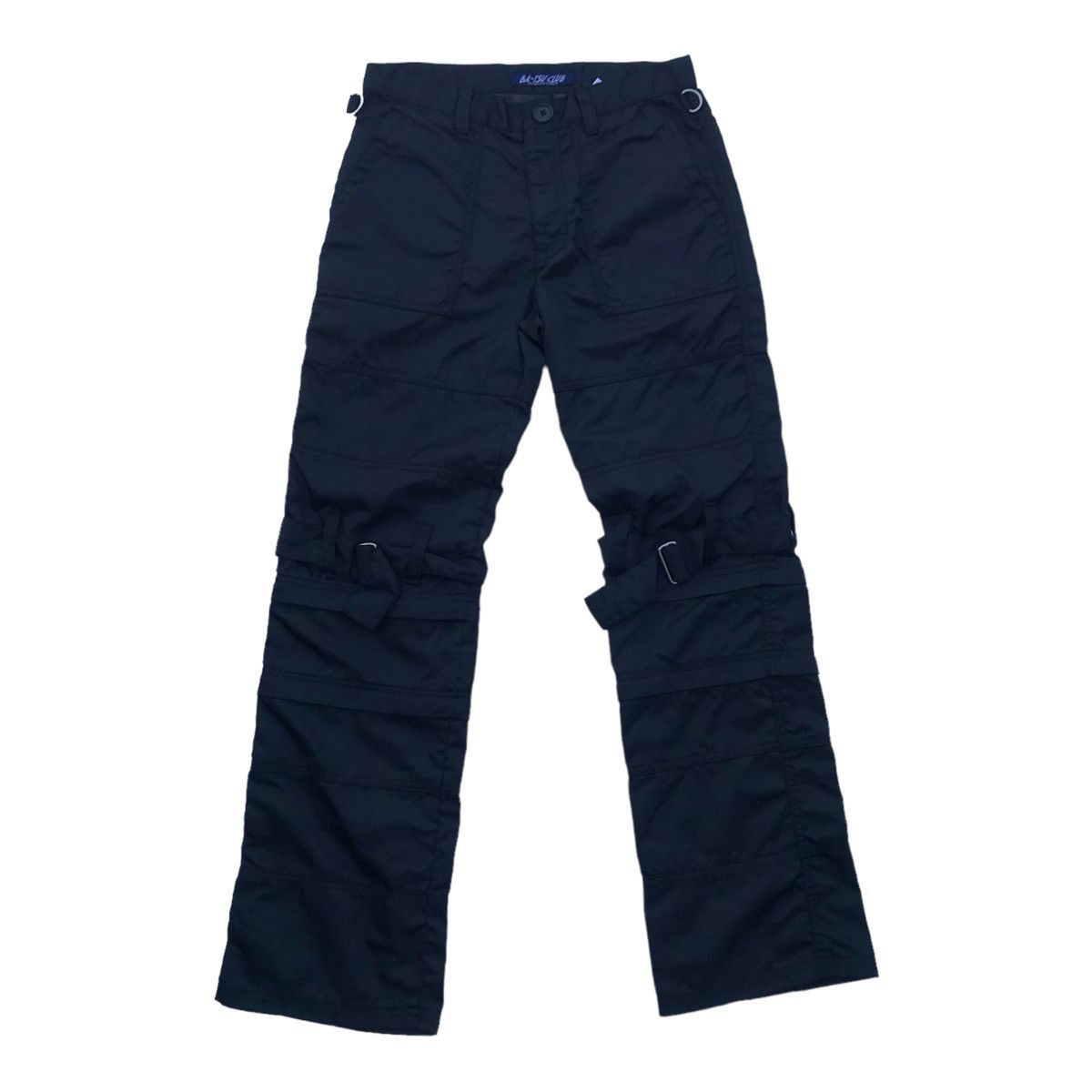 Japanese Brand Ba-Tsu Black Nylon Bondage Pants Size US 29 - 1 Thumbnail