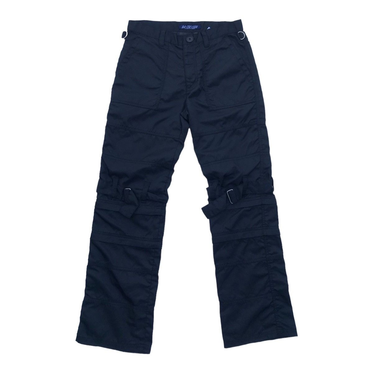 Japanese Brand Ba-Tsu Black Nylon Bondage Pants Size US 29 - 2 Thumbnail