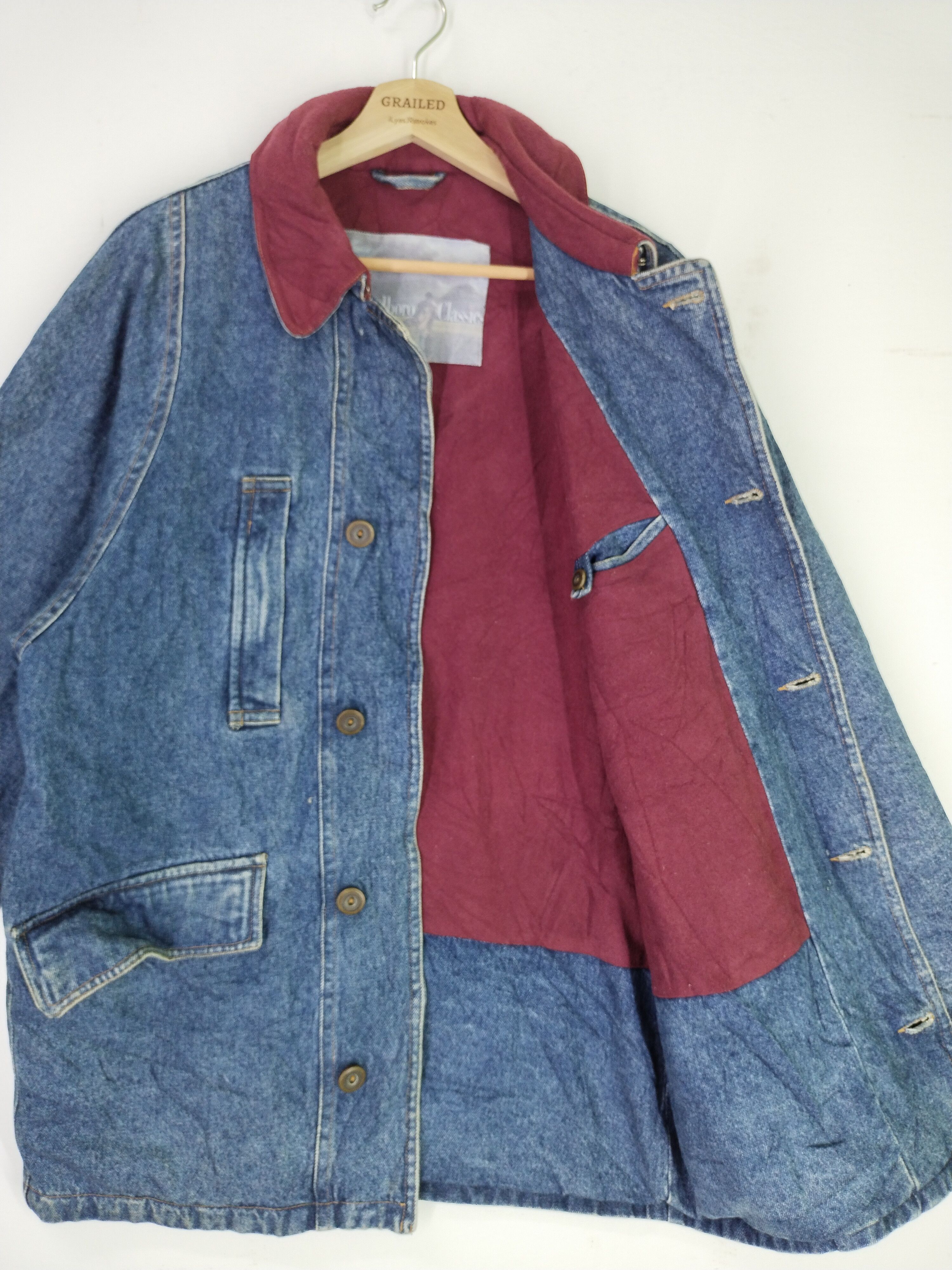 If Six Was Nine VTG Marlboro Classic Denim Jacket Size US XL / EU 56 / 4 - 1 Thumbnail