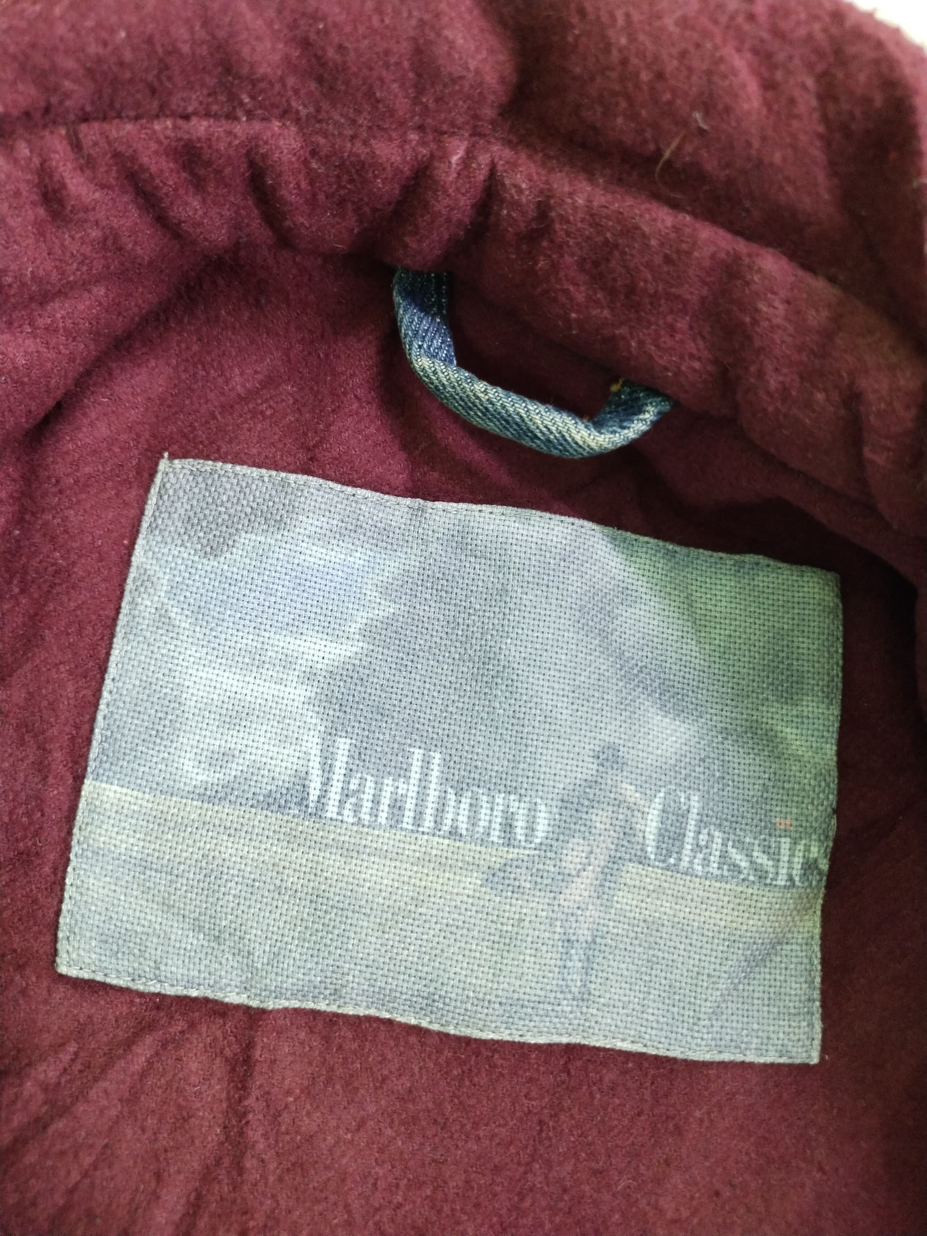 If Six Was Nine VTG Marlboro Classic Denim Jacket Size US XL / EU 56 / 4 - 14 Thumbnail