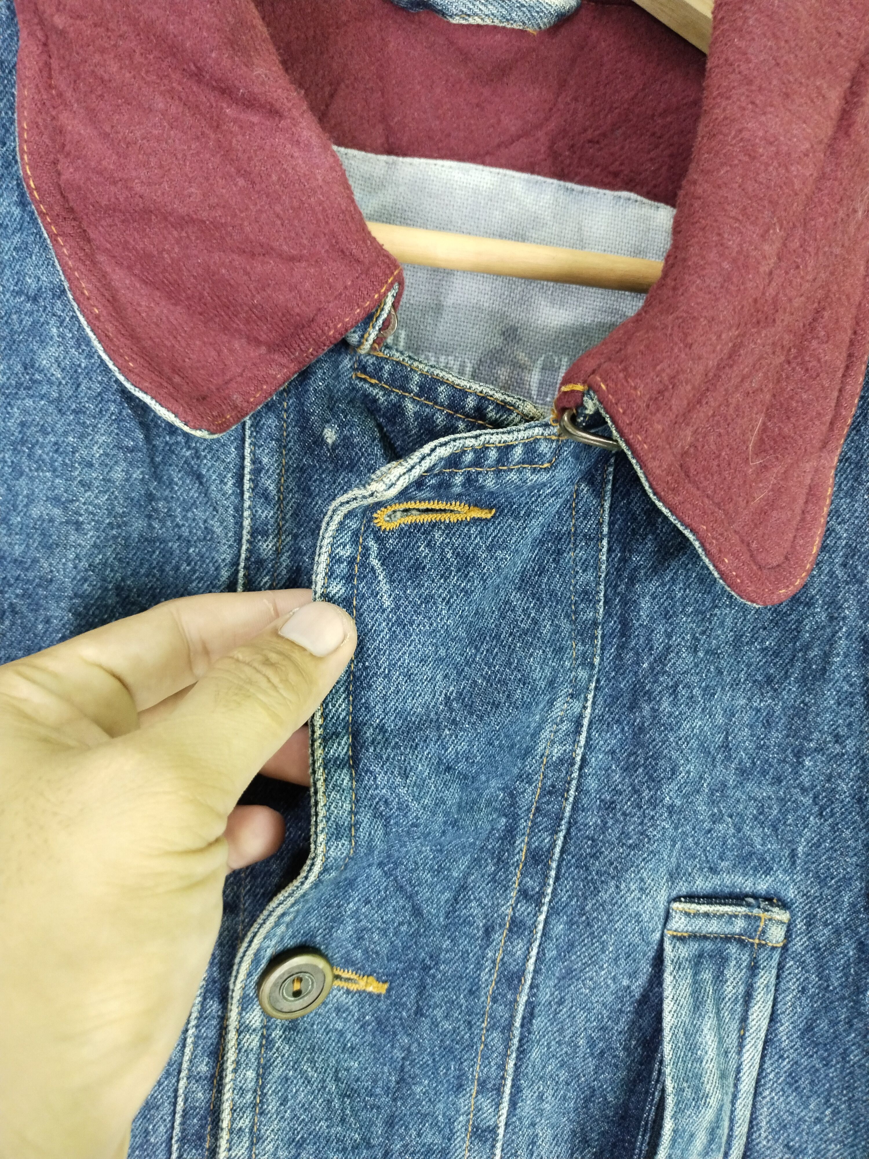 If Six Was Nine VTG Marlboro Classic Denim Jacket Size US XL / EU 56 / 4 - 5 Thumbnail