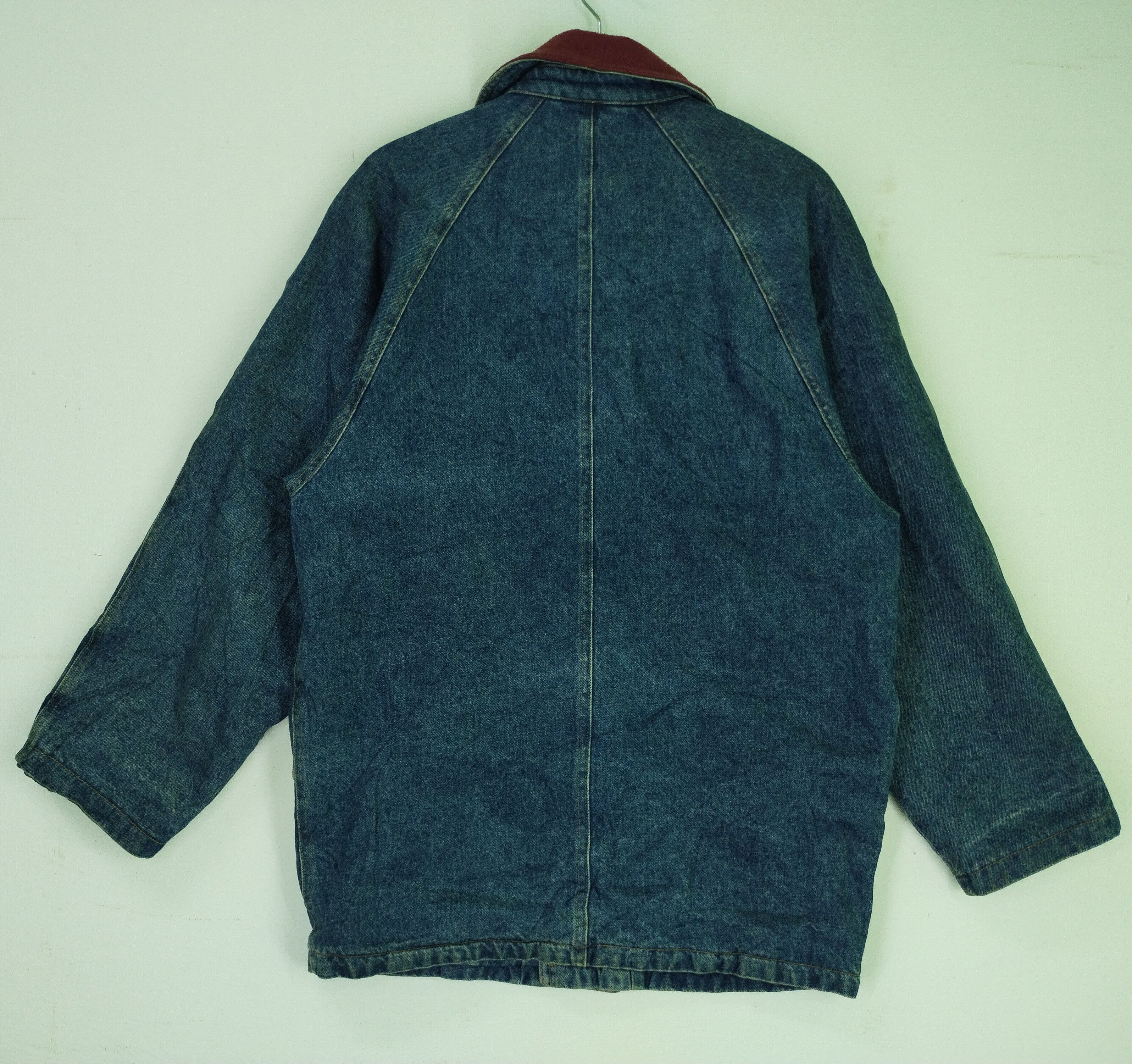 If Six Was Nine VTG Marlboro Classic Denim Jacket Size US XL / EU 56 / 4 - 10 Thumbnail