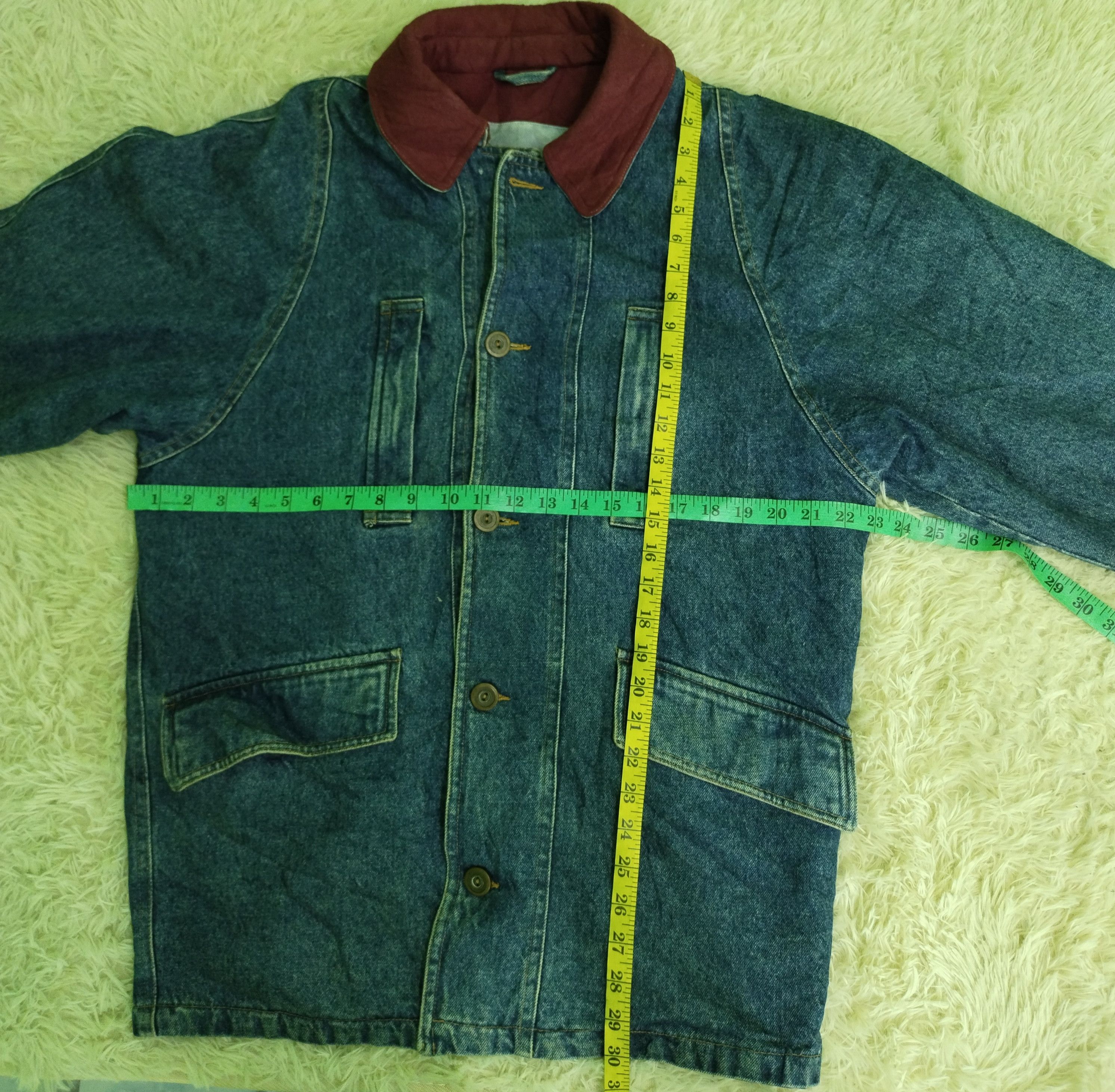 If Six Was Nine VTG Marlboro Classic Denim Jacket Size US XL / EU 56 / 4 - 19 Thumbnail