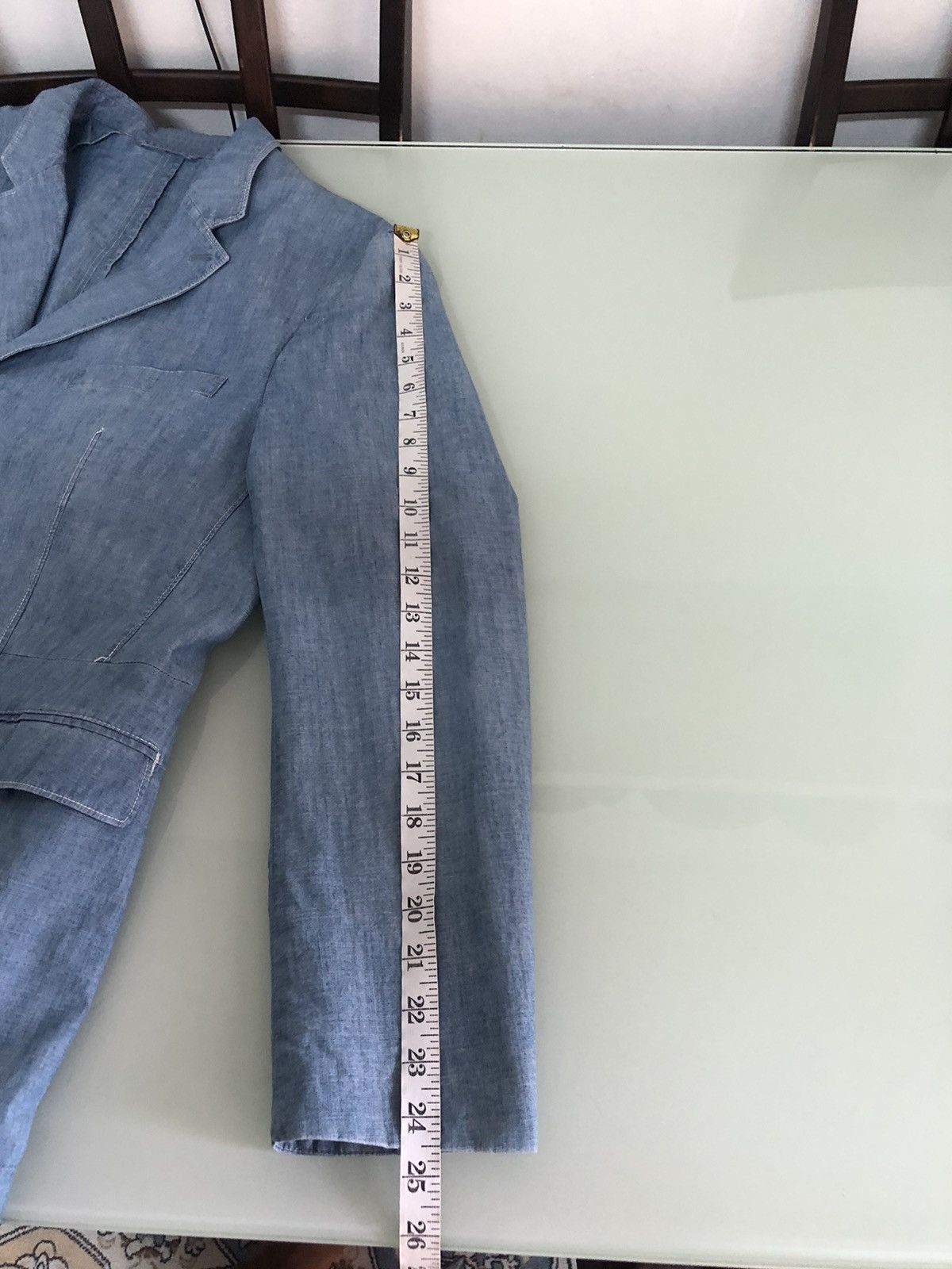 Lemaire Lemaire x Uniqlo Denim Single Breasted Blazer Size US L / EU 52-54 / 3 - 21 Thumbnail