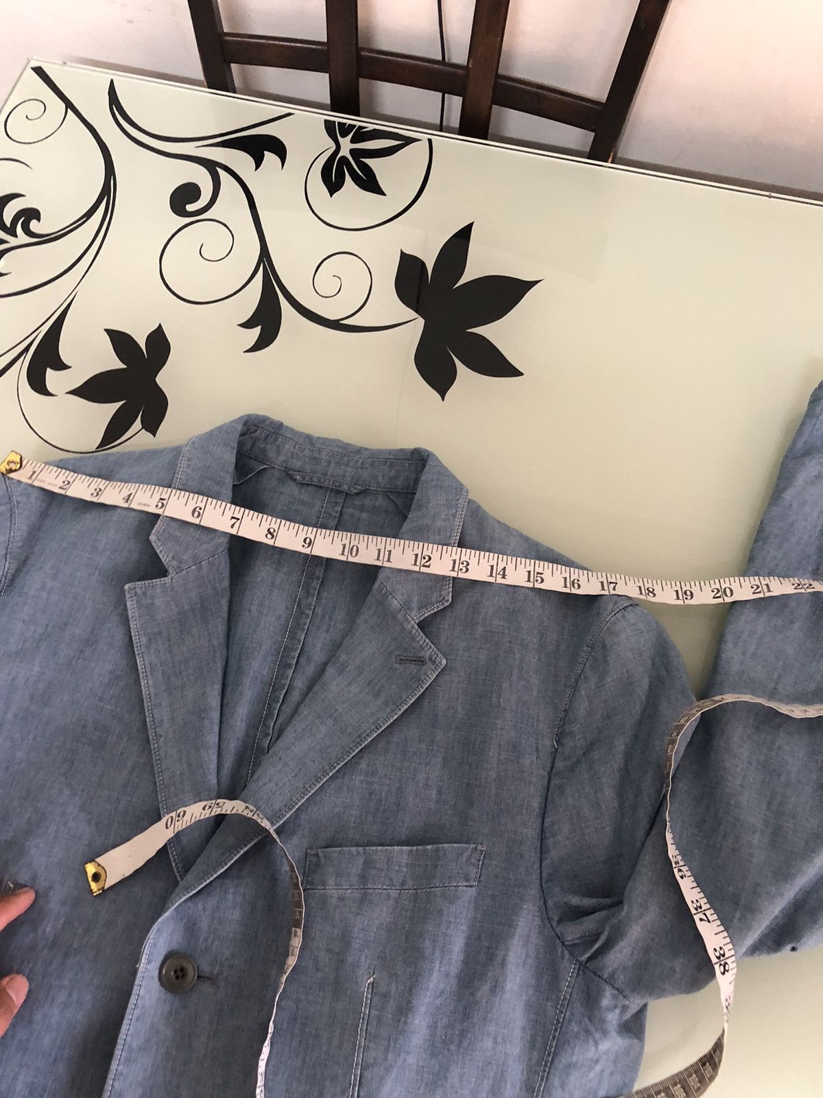 Lemaire Lemaire x Uniqlo Denim Single Breasted Blazer Size US L / EU 52-54 / 3 - 20 Thumbnail