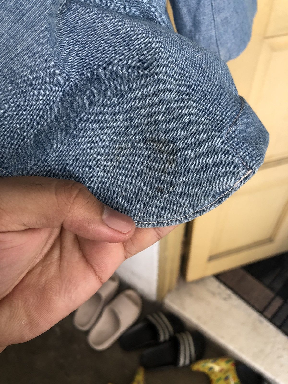 Lemaire Lemaire x Uniqlo Denim Single Breasted Blazer Size US L / EU 52-54 / 3 - 10 Thumbnail
