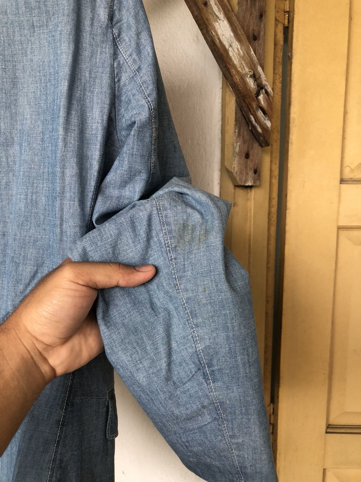 Lemaire Lemaire x Uniqlo Denim Single Breasted Blazer Size US L / EU 52-54 / 3 - 3 Thumbnail