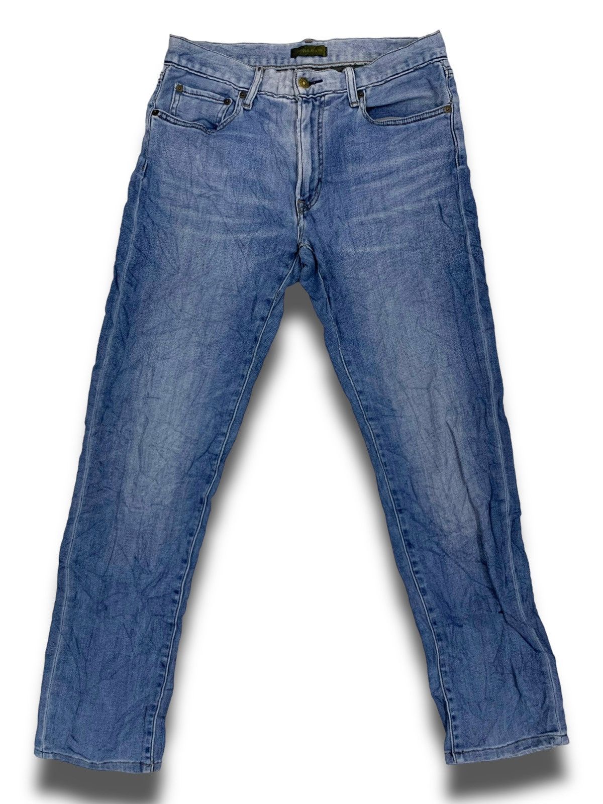 Jun Takahashi × Uniqlo Vintage Y2K Jun Takahashi Stretchable Jeans Size US 31 - 1 Thumbnail