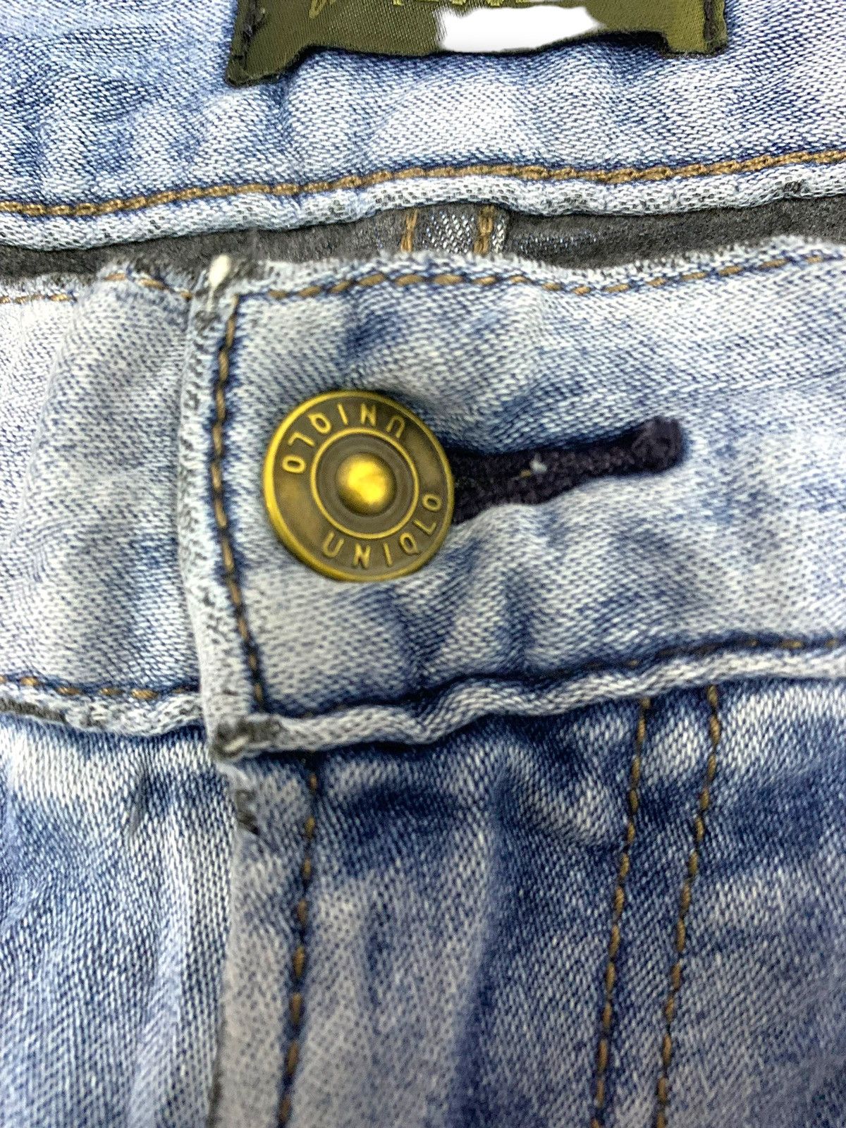 Jun Takahashi × Uniqlo Vintage Y2K Jun Takahashi Stretchable Jeans Size US 31 - 4 Thumbnail