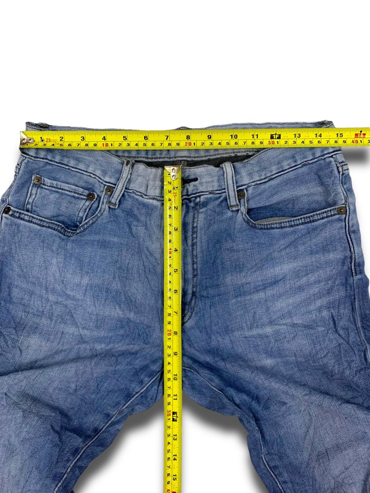 Jun Takahashi × Uniqlo Vintage Y2K Jun Takahashi Stretchable Jeans Size US 31 - 8 Thumbnail