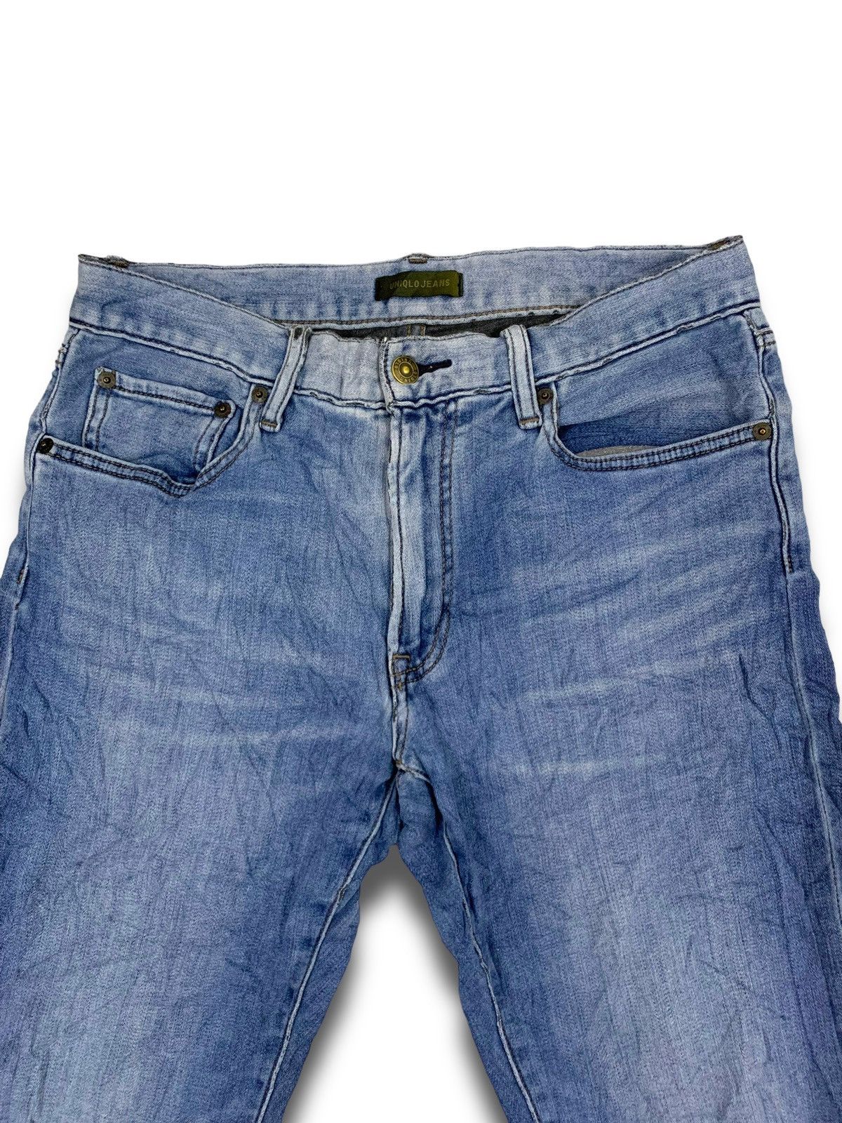 Jun Takahashi × Uniqlo Vintage Y2K Jun Takahashi Stretchable Jeans Size US 31 - 3 Thumbnail