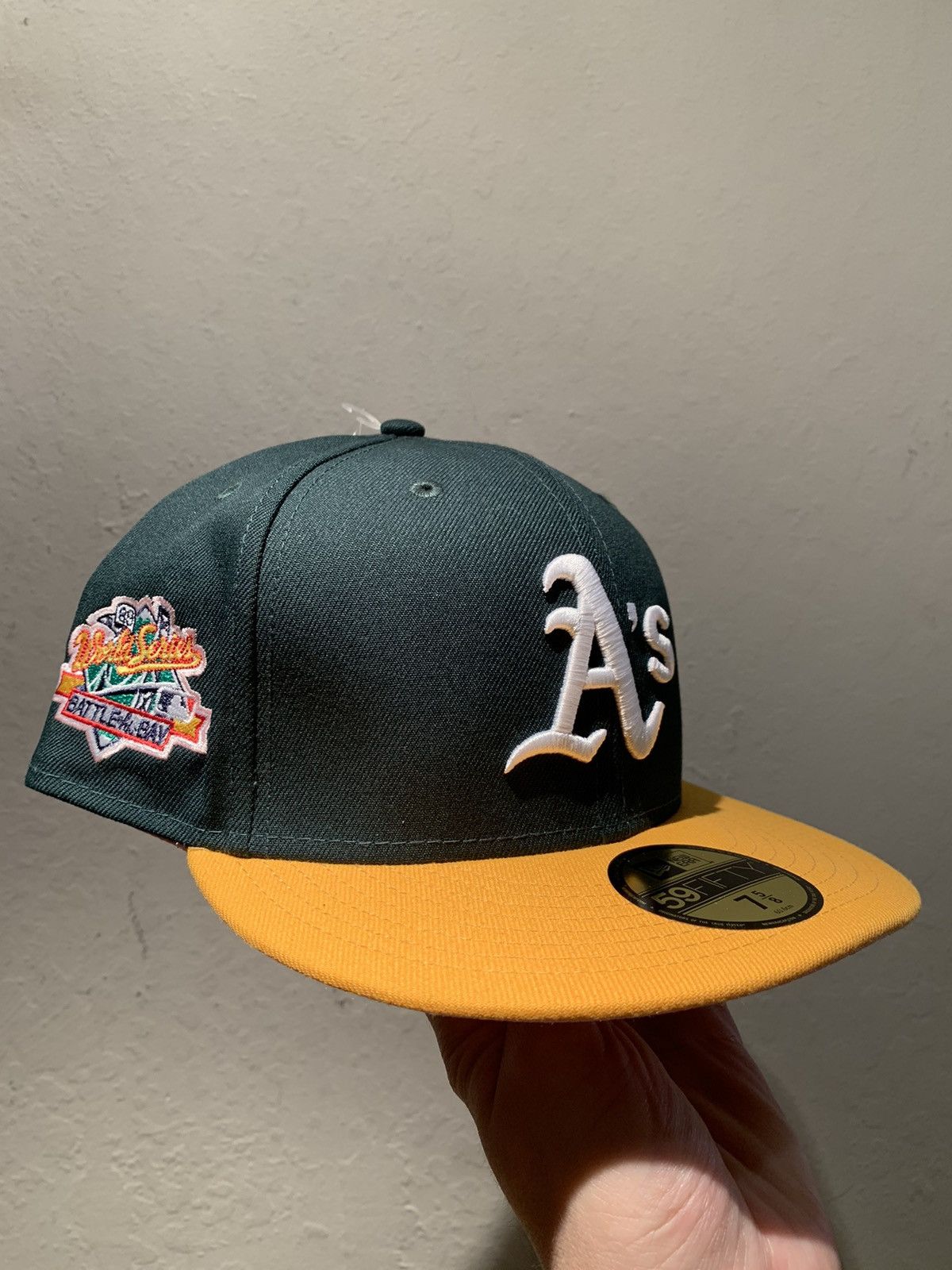 MLB RARE* New Era Oakland A’s Battle of the Bay World Series Hat Size ONE SIZE - 2 Thumbnail