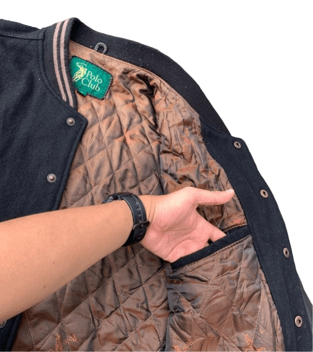 Beverly Hills Polo Club × Vintage Vintage Polo Club Varsity Jacket Letterman Jack Hamilton Size US L / EU 52-54 / 3 - 5 Thumbnail