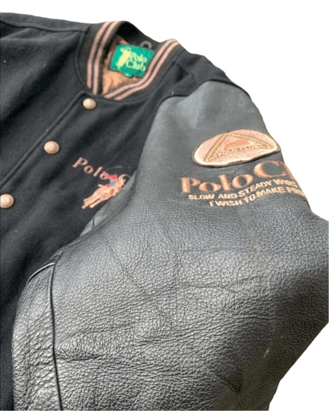 Beverly Hills Polo Club × Vintage Vintage Polo Club Varsity Jacket Letterman Jack Hamilton Size US L / EU 52-54 / 3 - 3 Thumbnail