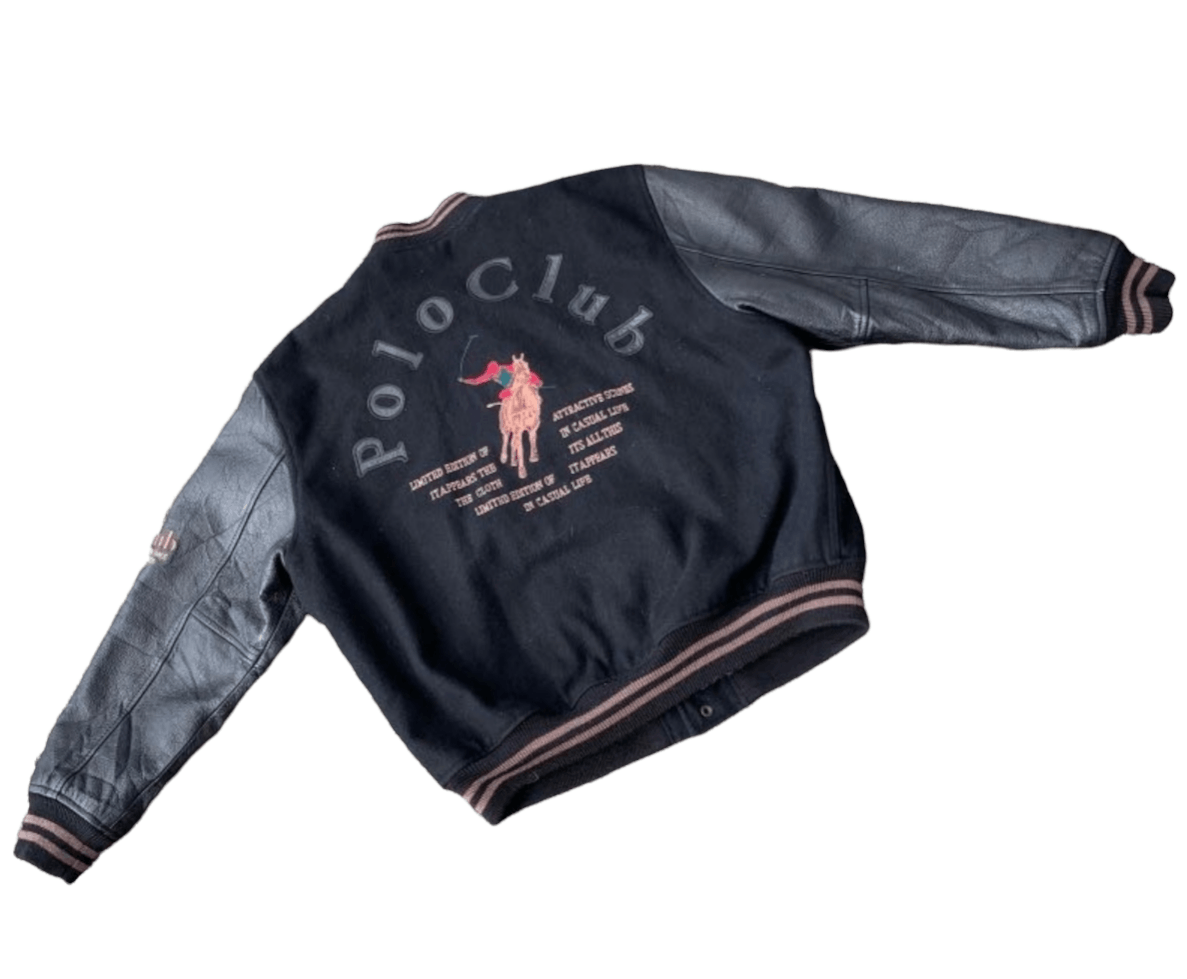 Beverly Hills Polo Club × Vintage Vintage Polo Club Varsity Jacket Letterman Jack Hamilton Size US L / EU 52-54 / 3 - 2 Thumbnail