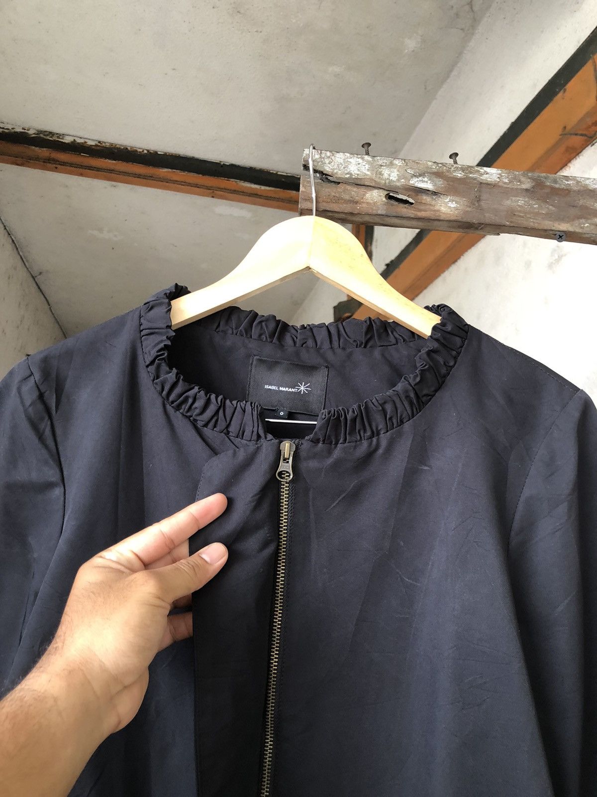 Isabel Marant Isabel Marant Minimalist Oversized Zipper Jacket Size XS / US 0-2 / IT 36-38 - 12 Thumbnail