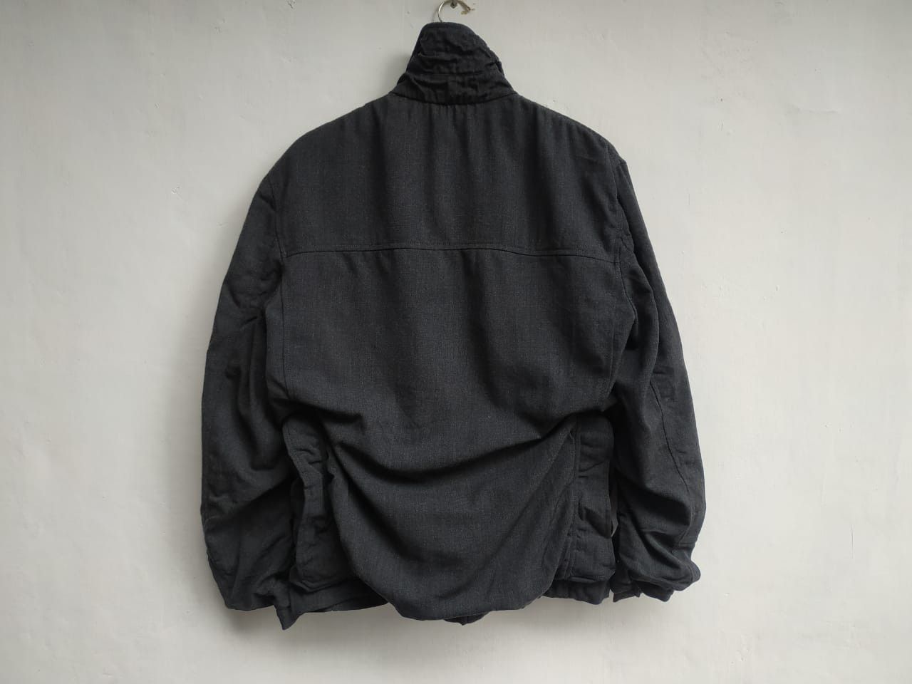 Beams Plus Fit S to M, Beams Crinkle Pleat Wool Oversize Jacket Size US M / EU 48-50 / 2 - 2 Thumbnail