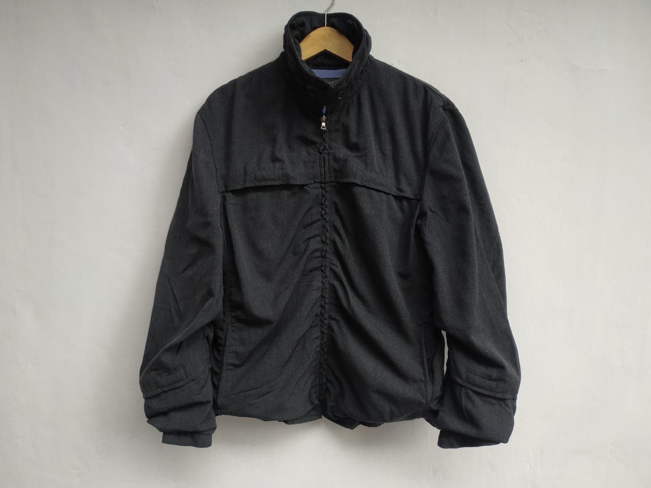 Beams Plus Fit S to M, Beams Crinkle Pleat Wool Oversize Jacket Size US M / EU 48-50 / 2 - 15 Thumbnail