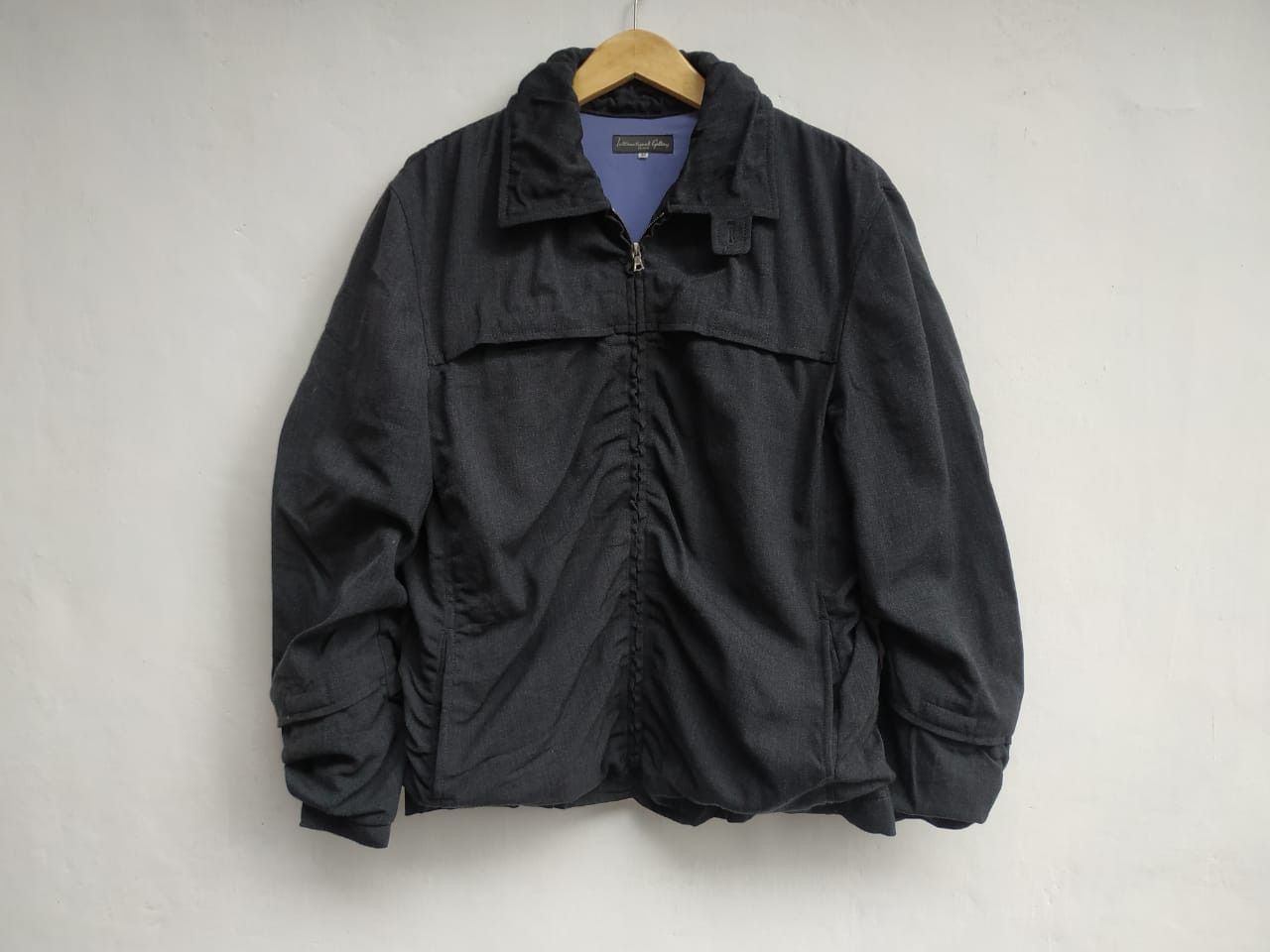 Beams Plus Fit S to M, Beams Crinkle Pleat Wool Oversize Jacket Size US M / EU 48-50 / 2 - 8 Thumbnail