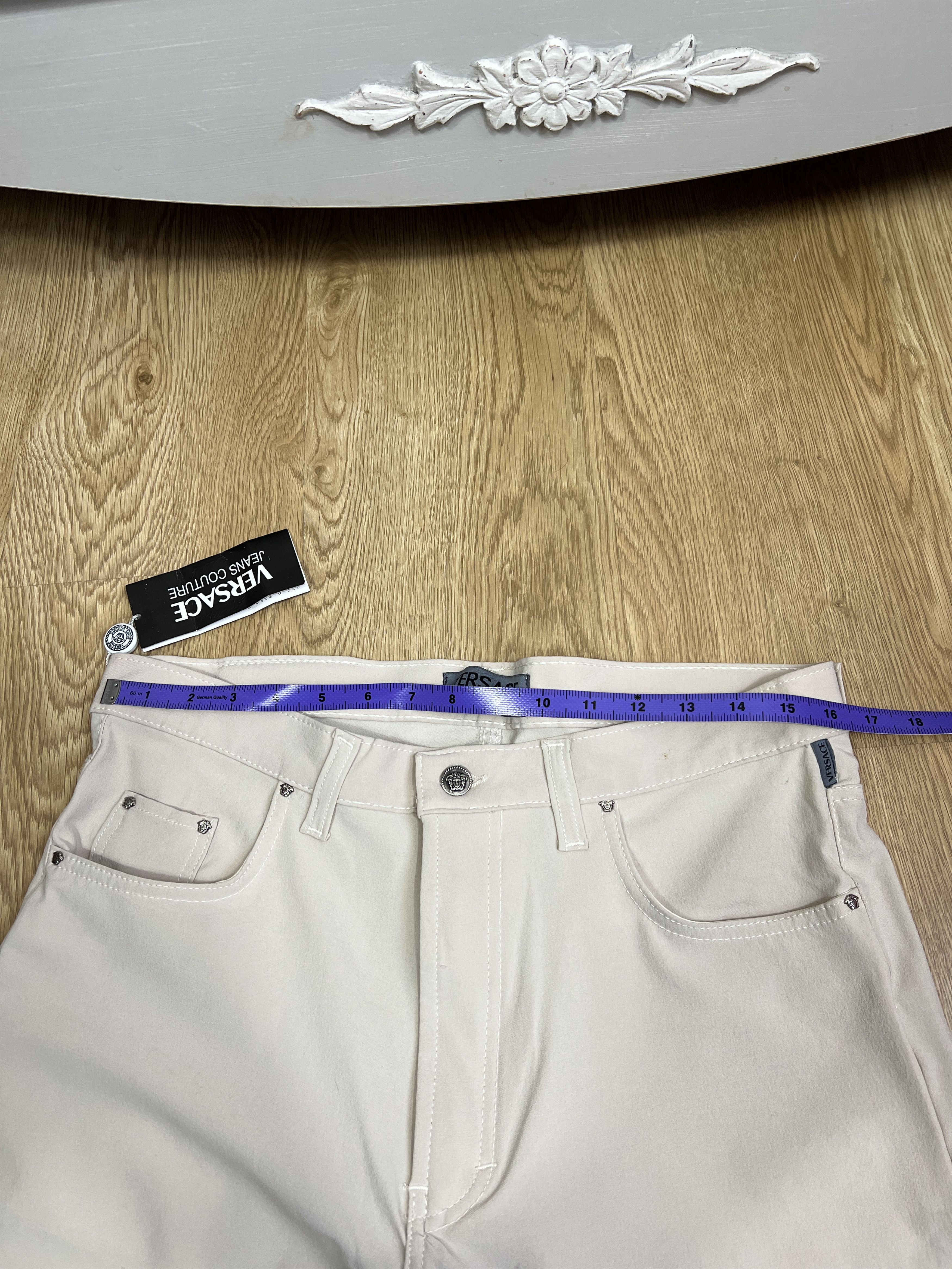 Versace Versace beige trousers Size US 33 - 13 Thumbnail