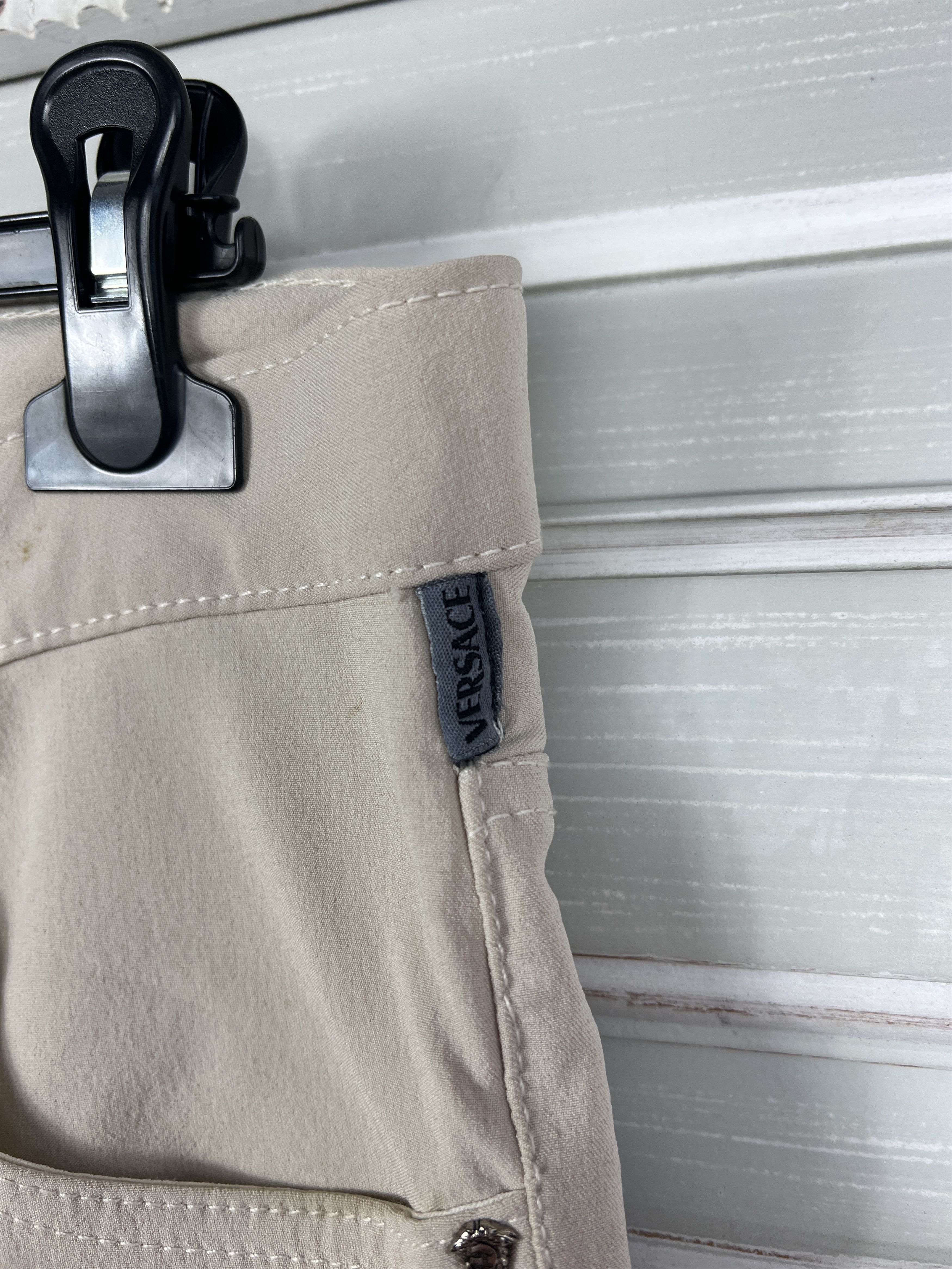 Versace Versace beige trousers Size US 33 - 3 Thumbnail