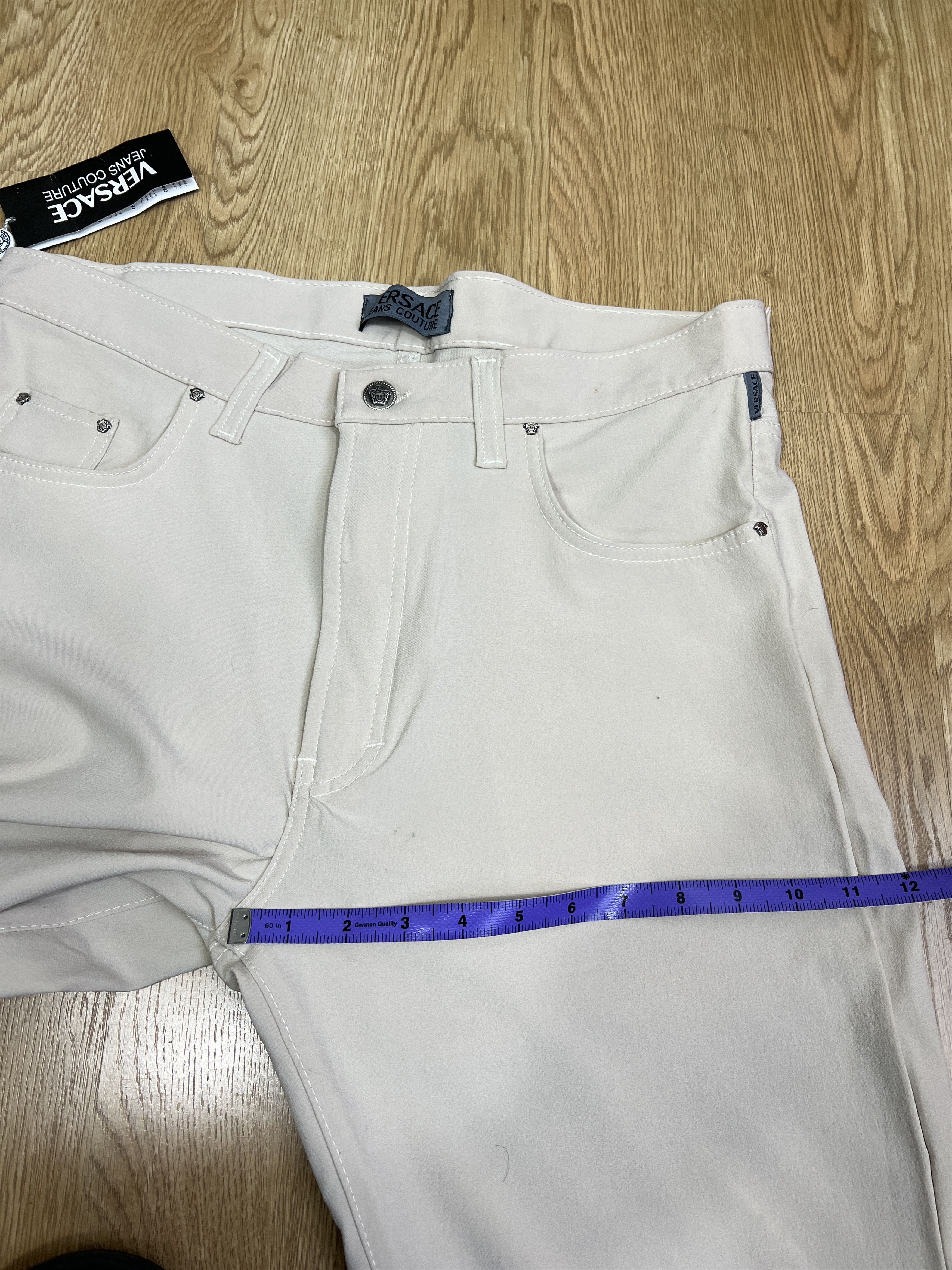 Versace Versace beige trousers Size US 33 - 15 Thumbnail