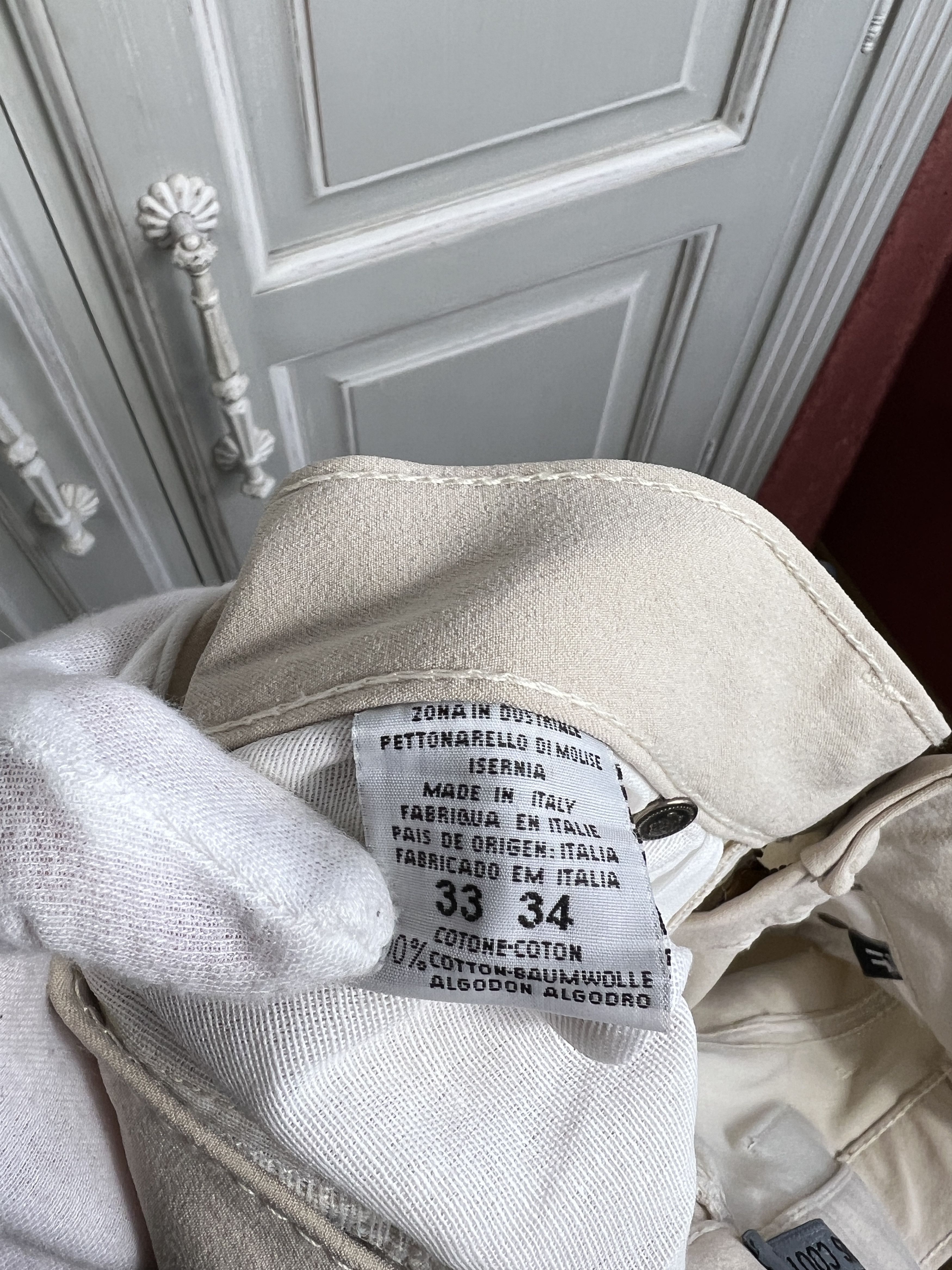Versace Versace beige trousers Size US 33 - 11 Thumbnail