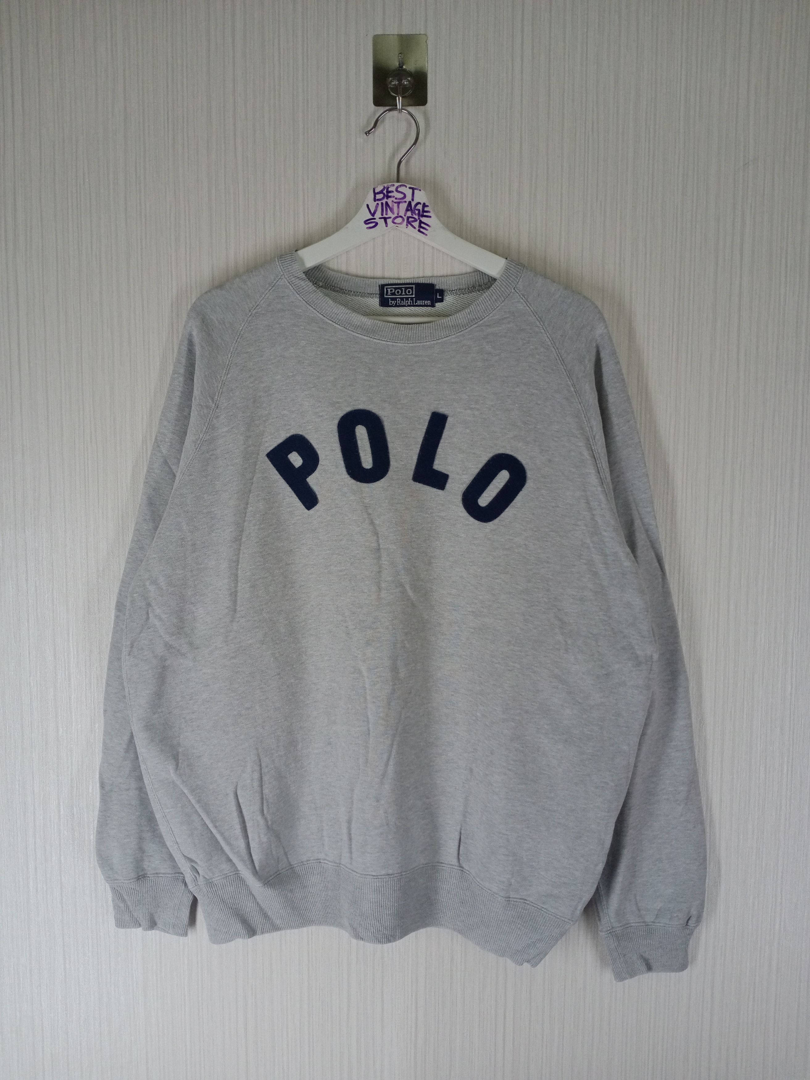 Polo Ralph Lauren 90s Vintage POLO RALPH LAUREN Sweatshirt Size US L / EU 52-54 / 3 - 1 Thumbnail