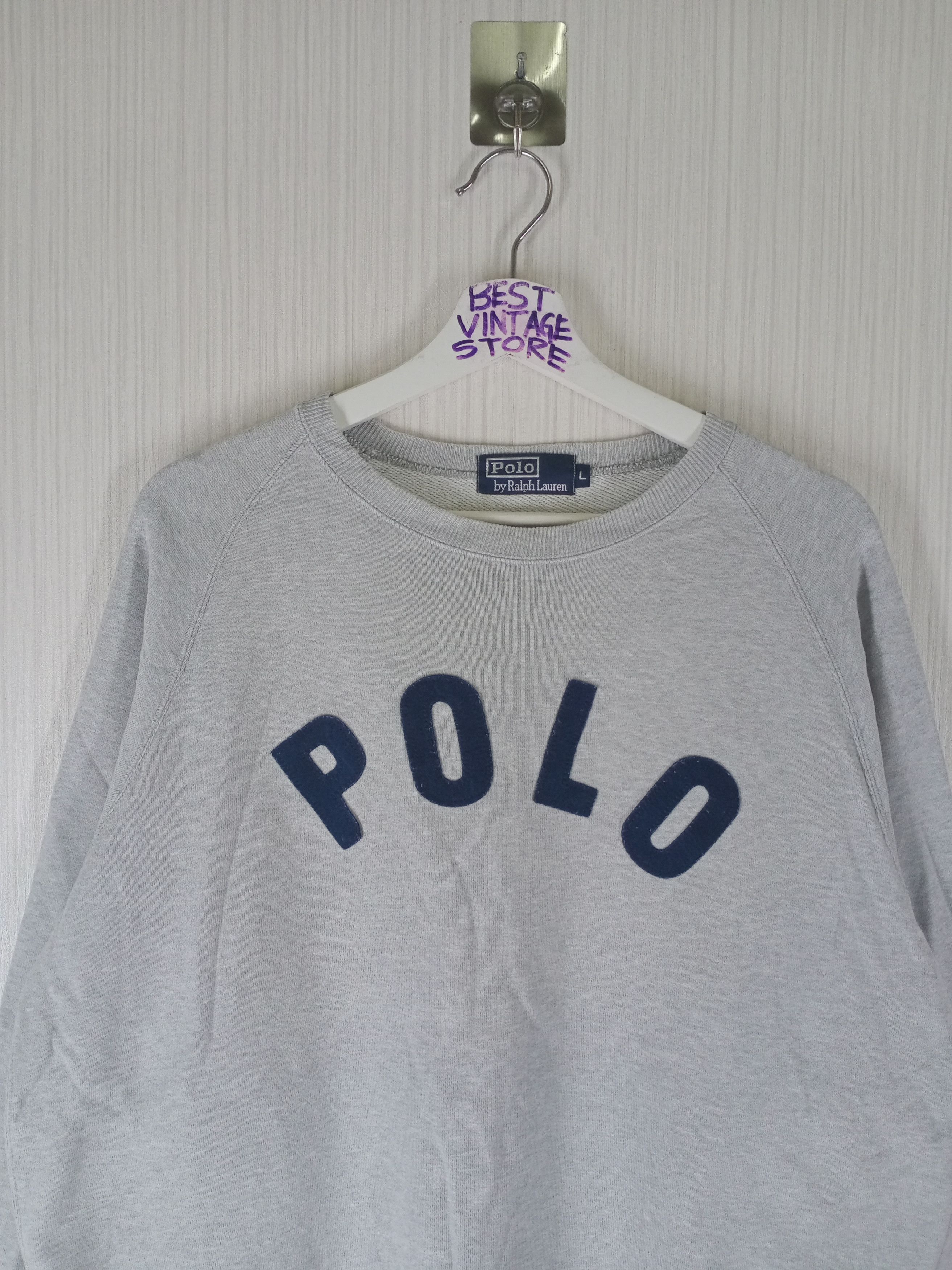 Polo Ralph Lauren 90s Vintage POLO RALPH LAUREN Sweatshirt Size US L / EU 52-54 / 3 - 3 Thumbnail