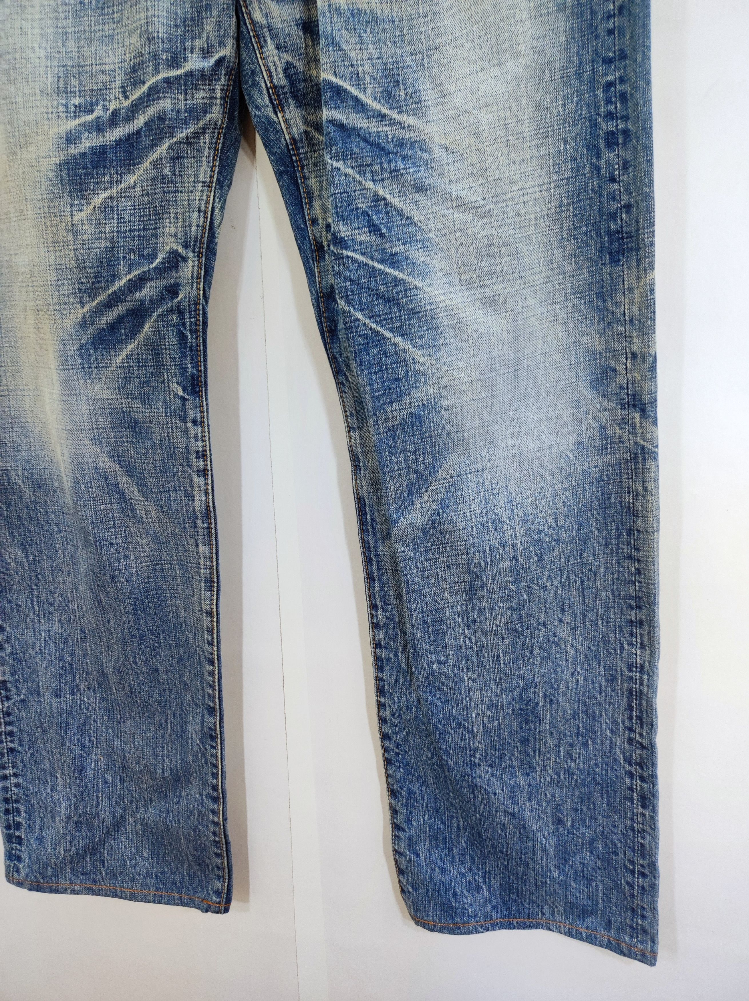 Eternal × Le Grande Bleu (L.G.B.) Eternal Stone Wash Denim Japan Faded Pleased denim Size US 32 / EU 48 - 11 Thumbnail