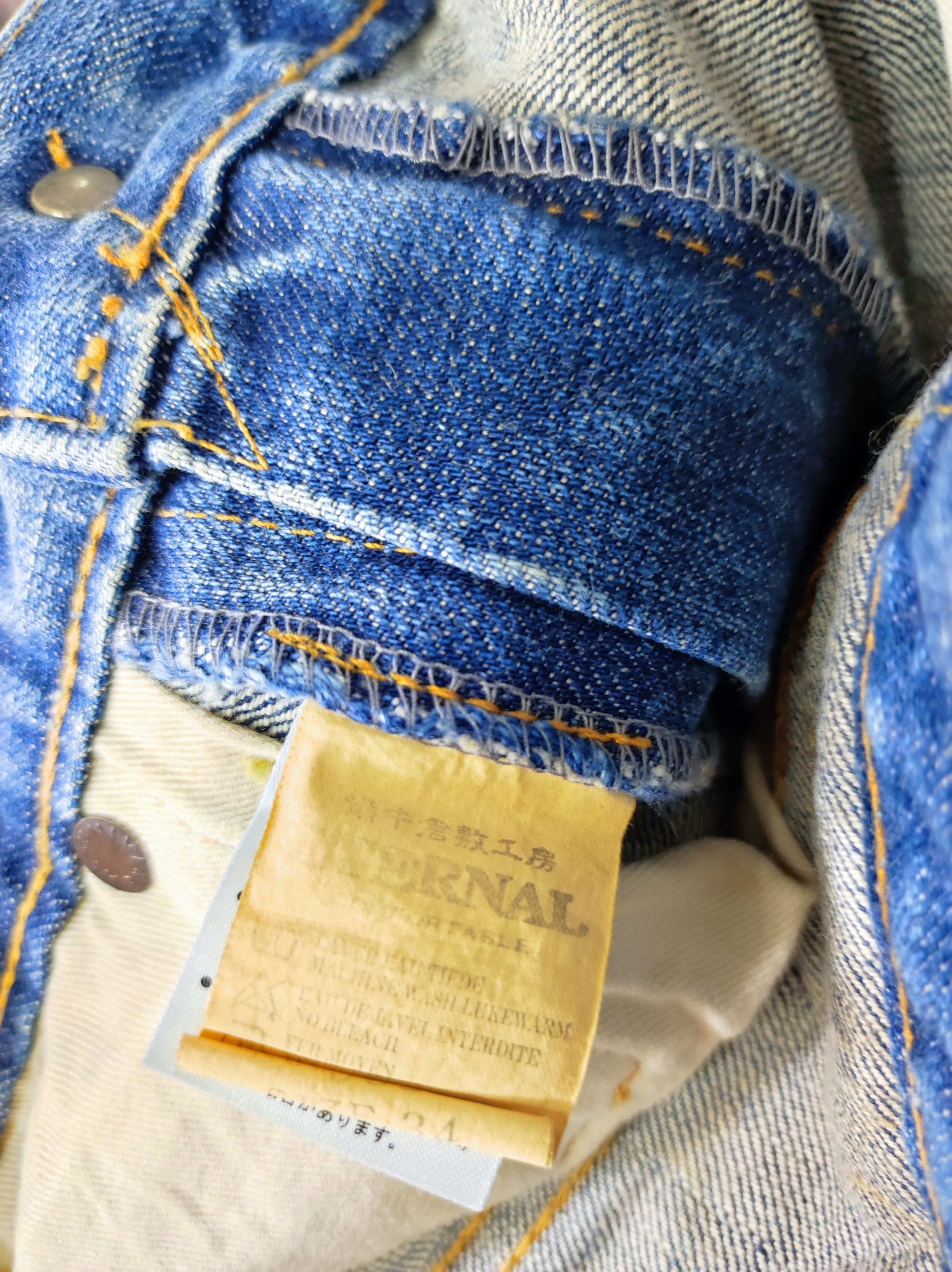 Eternal × Le Grande Bleu (L.G.B.) Eternal Stone Wash Denim Japan Faded Pleased denim Size US 32 / EU 48 - 7 Thumbnail