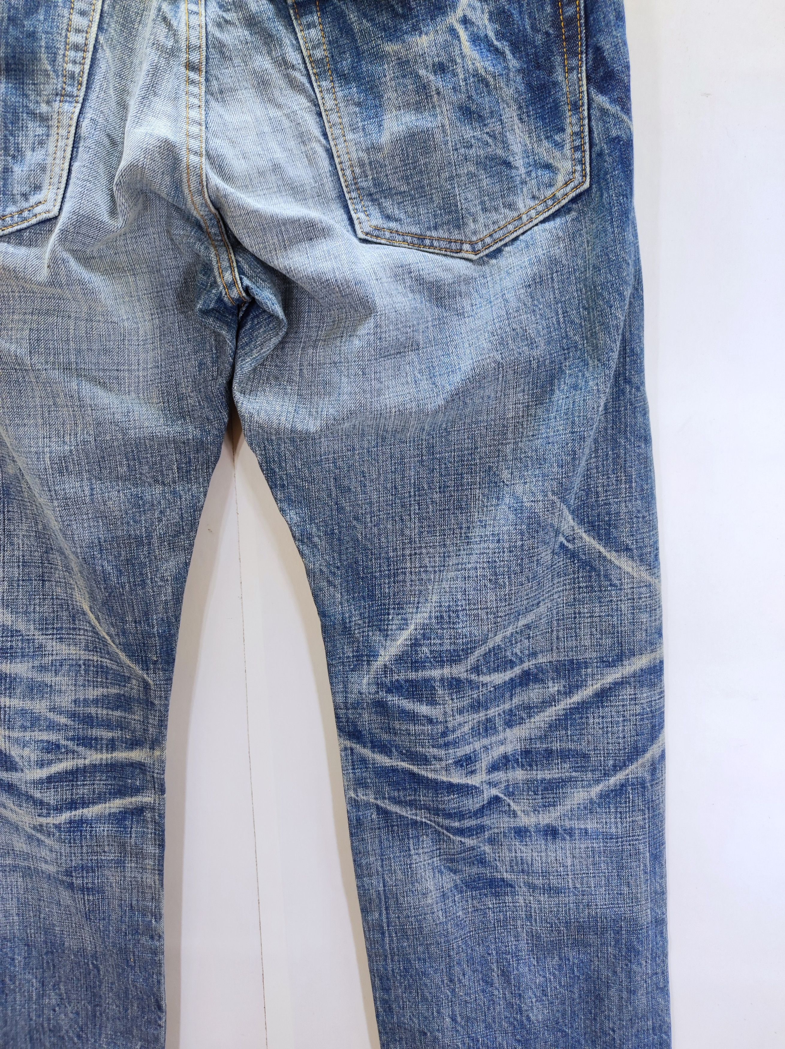 Eternal × Le Grande Bleu (L.G.B.) Eternal Stone Wash Denim Japan Faded Pleased denim Size US 32 / EU 48 - 4 Thumbnail