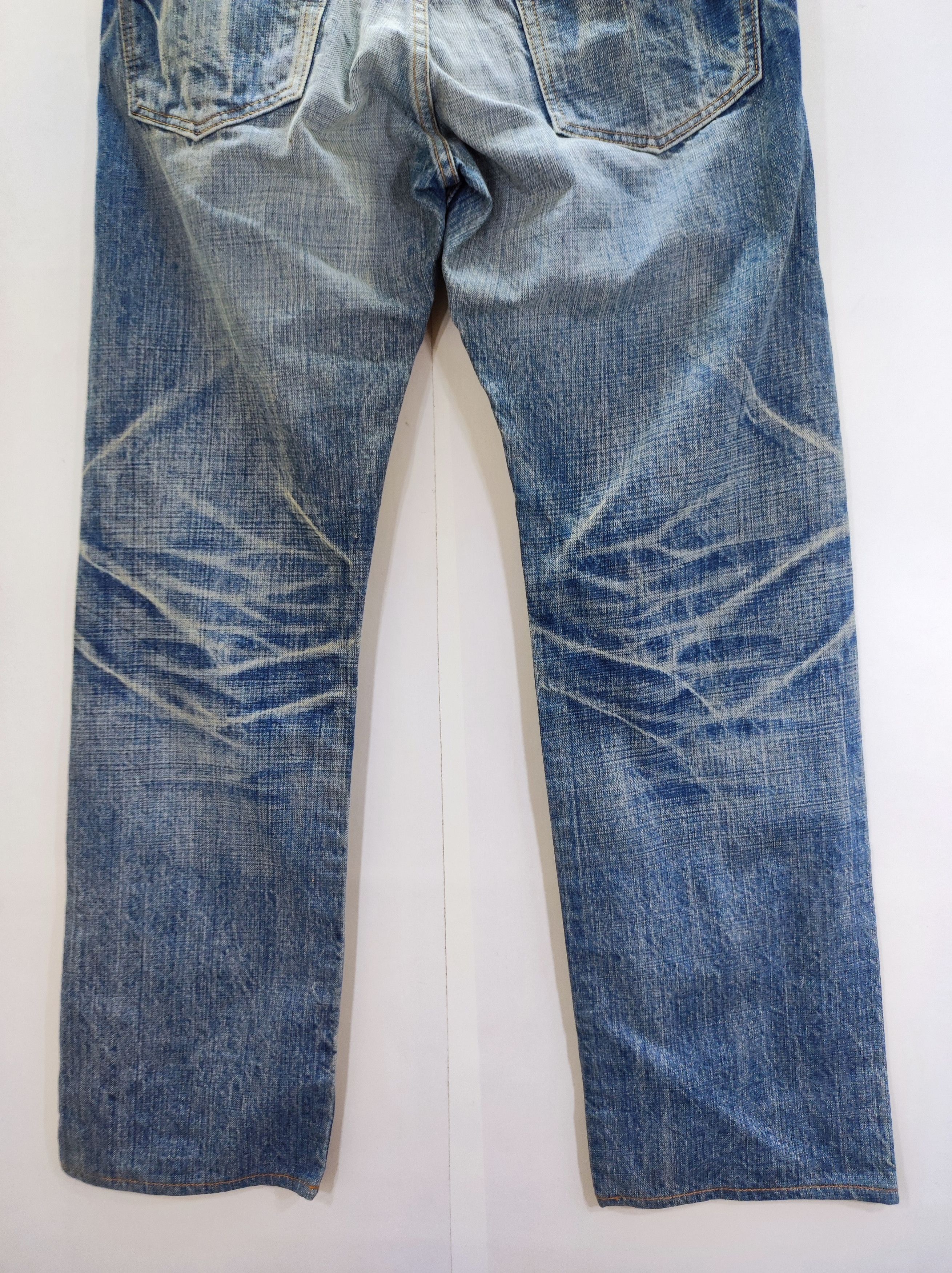 Eternal × Le Grande Bleu (L.G.B.) Eternal Stone Wash Denim Japan Faded Pleased denim Size US 32 / EU 48 - 6 Thumbnail
