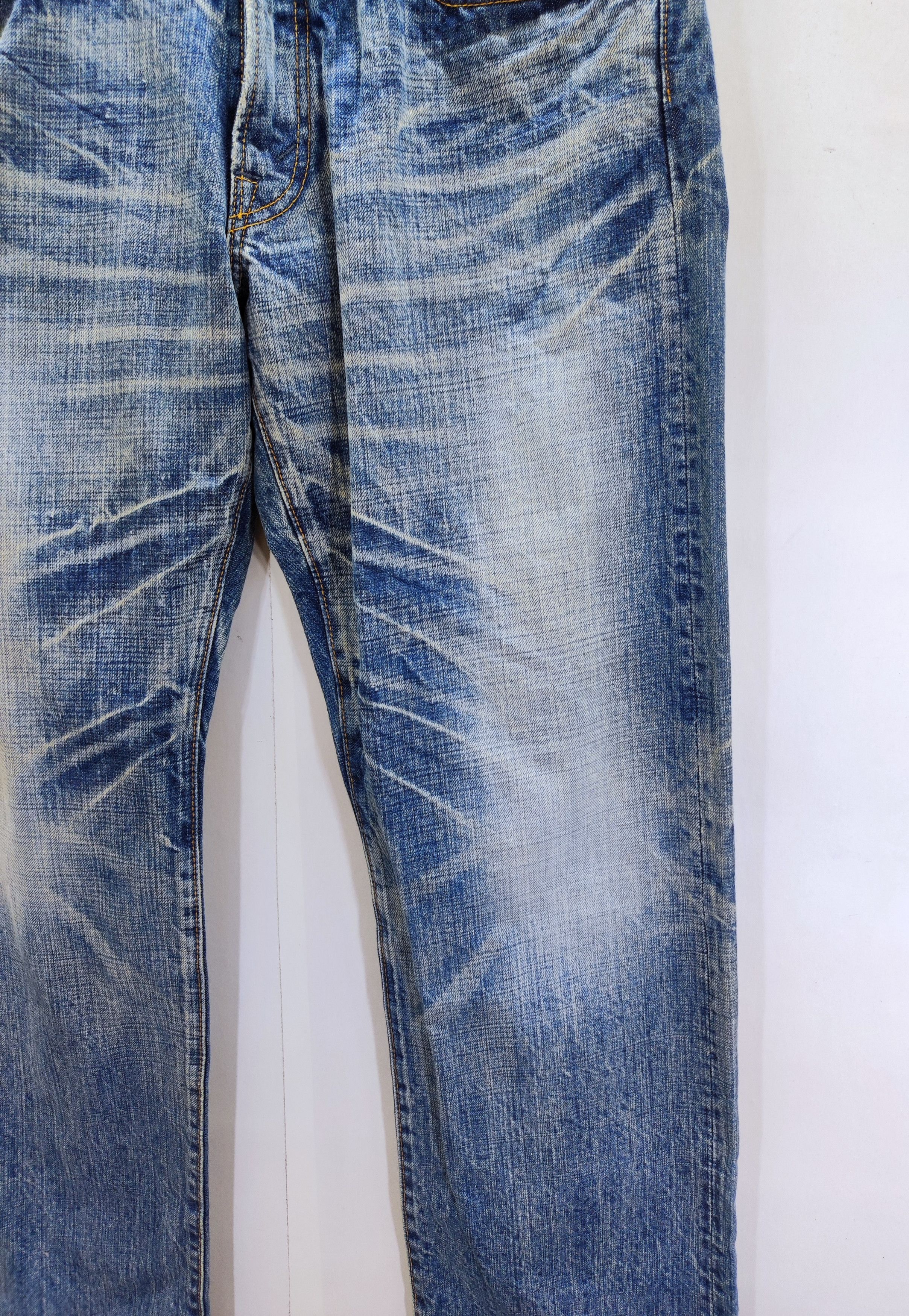 Eternal × Le Grande Bleu (L.G.B.) Eternal Stone Wash Denim Japan Faded Pleased denim Size US 32 / EU 48 - 10 Thumbnail