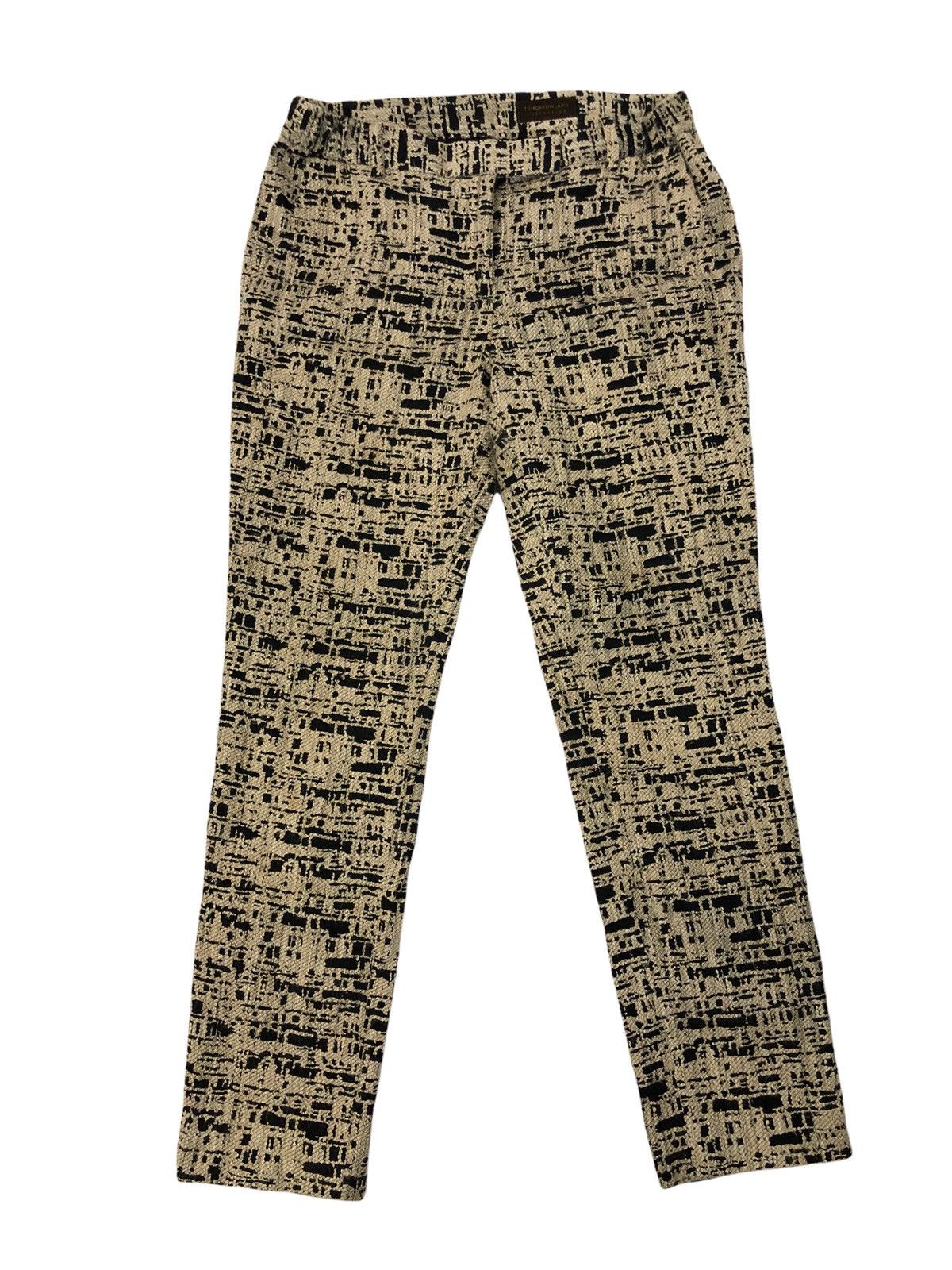 Japanese Brand Tomorrow Land Distressed Embroidered pants