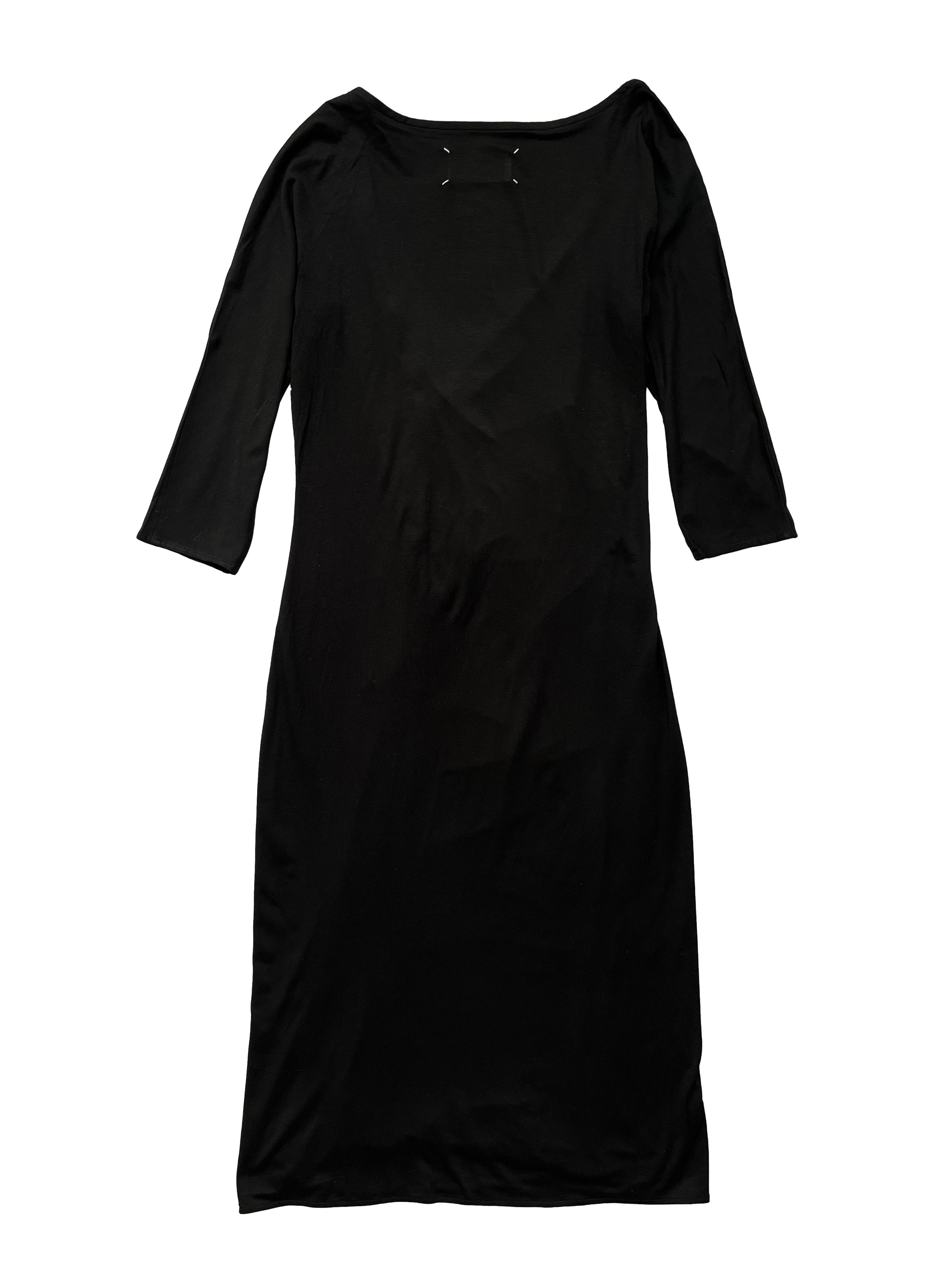Maison Margiela ⚡️QUICK SALE⚡️Maison Margiela Black Draped Dress Size M / US 6-8 / IT 42-44 - 2 Thumbnail