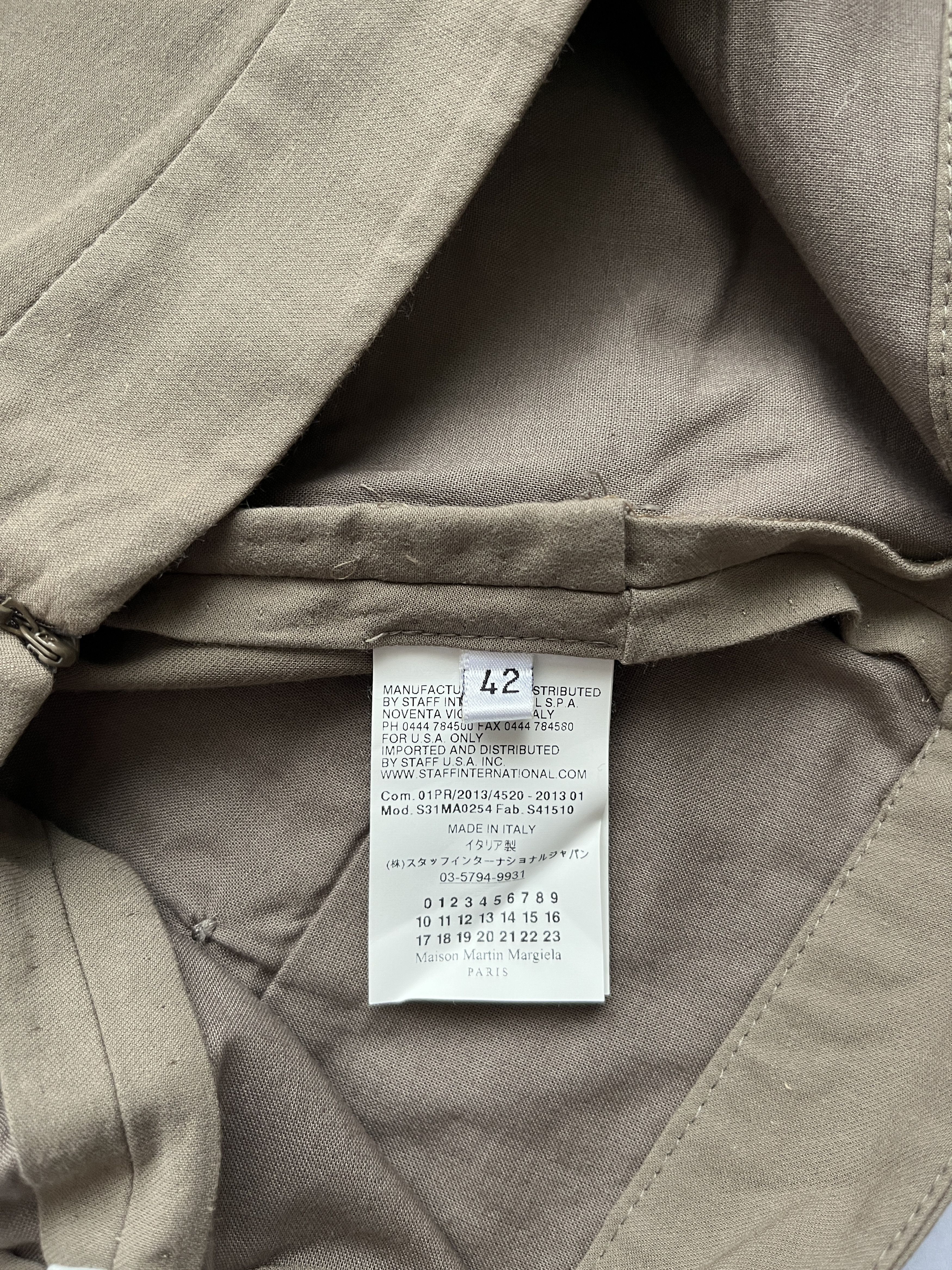 Maison Margiela ⚡️QUICK SALE⚡️2013 Maison Margiela Light Brown Skirt Size 28" / US 6 / IT 42 - 5 Thumbnail