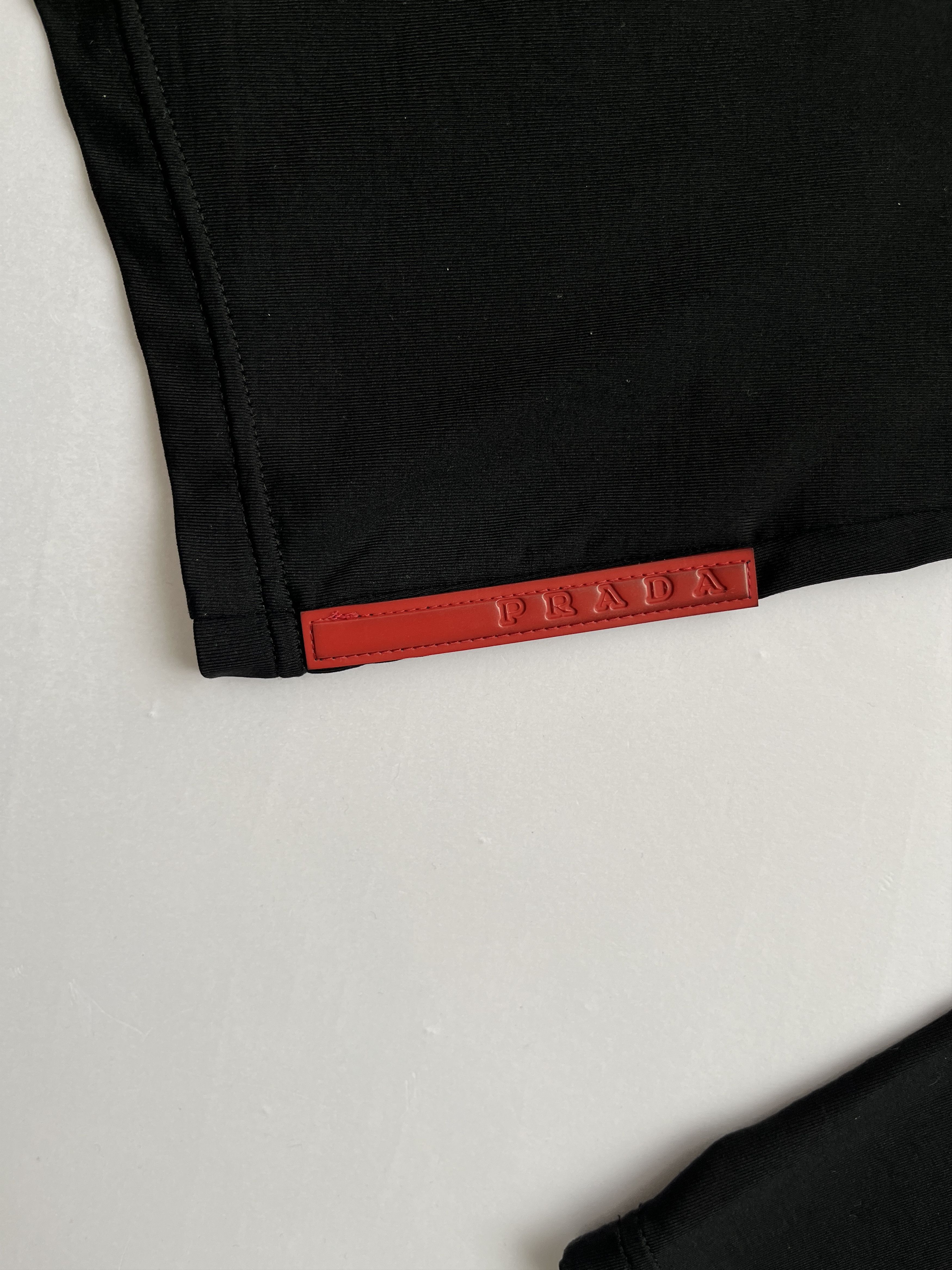 Prada ⚡️QUICK SALE⚡️Prada Sport Linea Rossa Black Technical Top Size S / US 4 / IT 40 - 4 Thumbnail